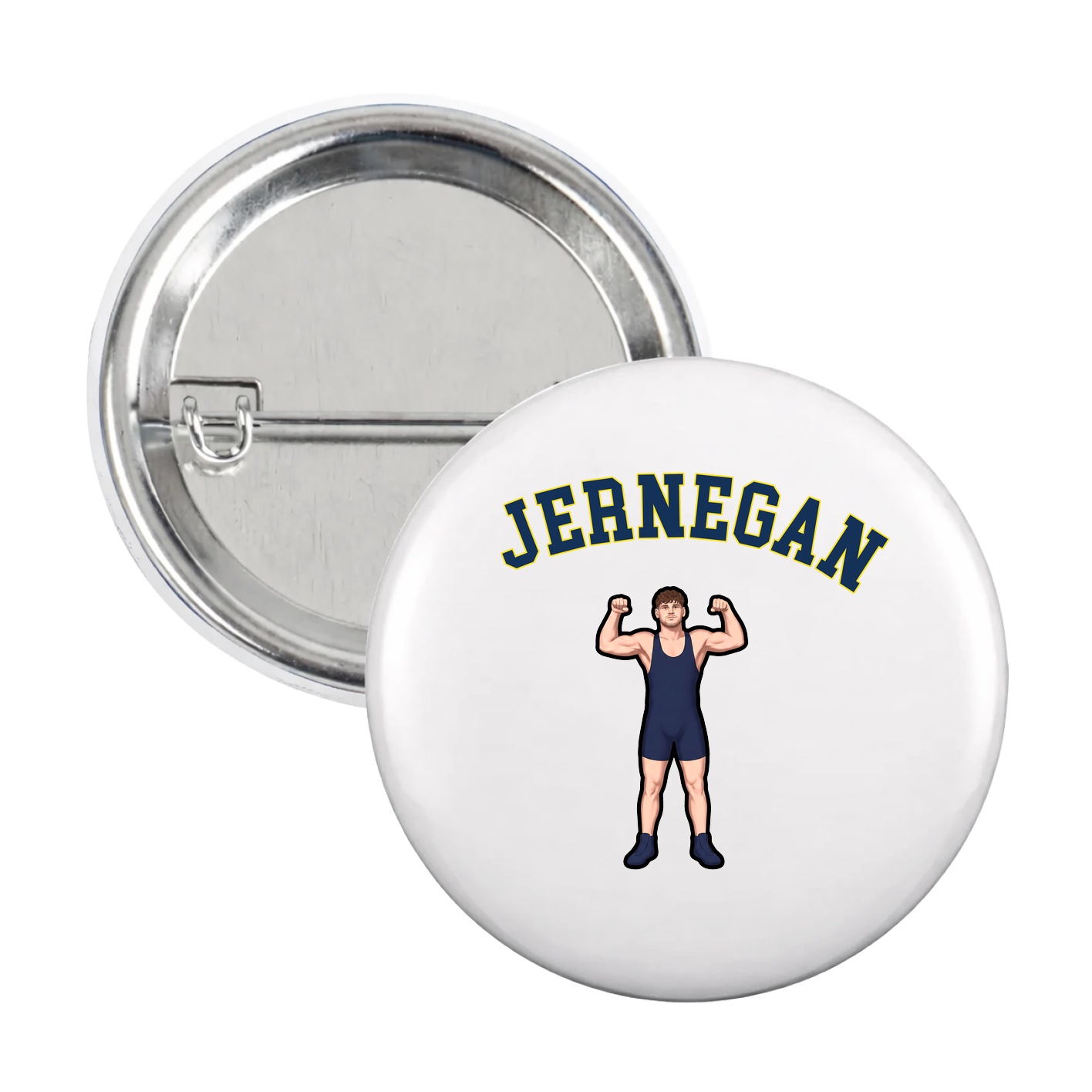 Game Day Button — Shirsey Arch in White