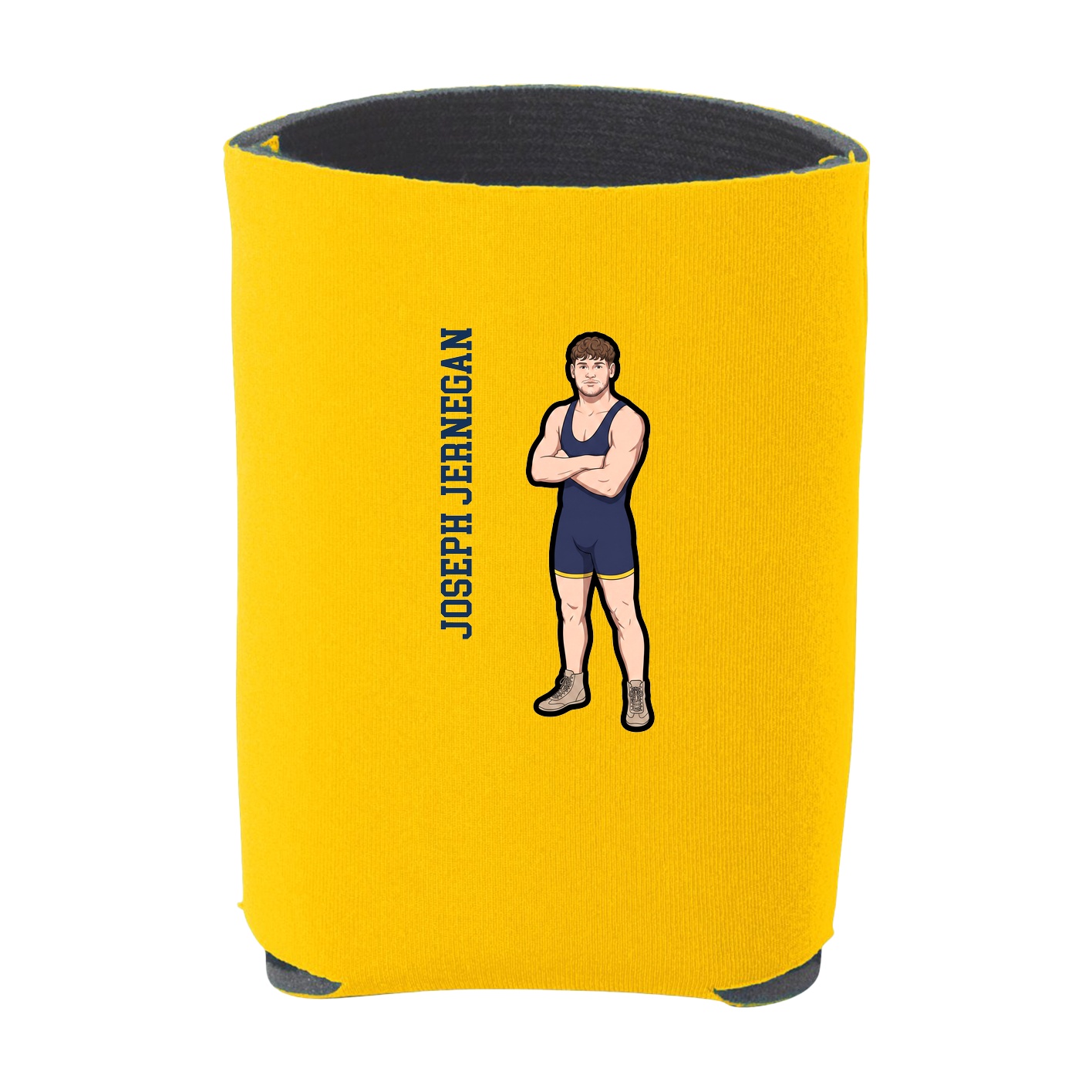 Can Holder — Name Vertical in Yellow