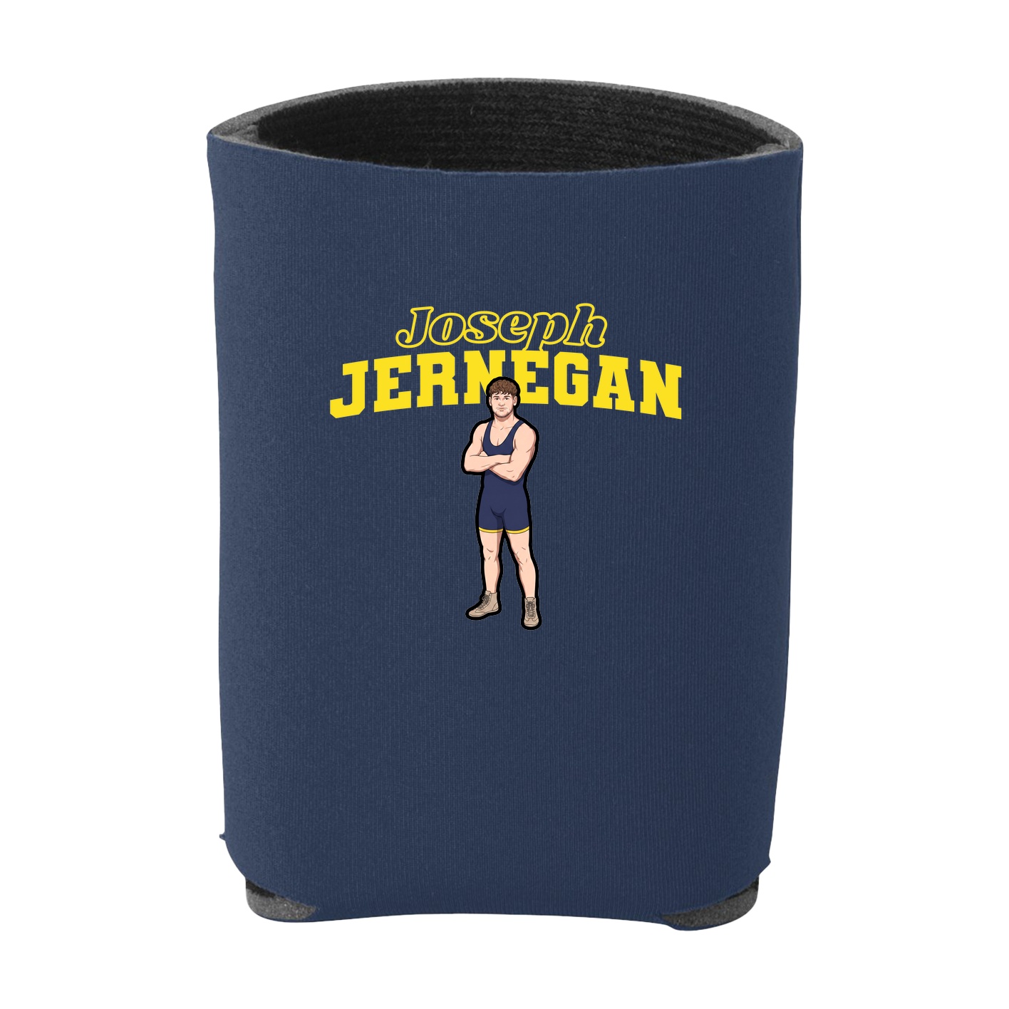 Can Holder — Name Arch in Navy