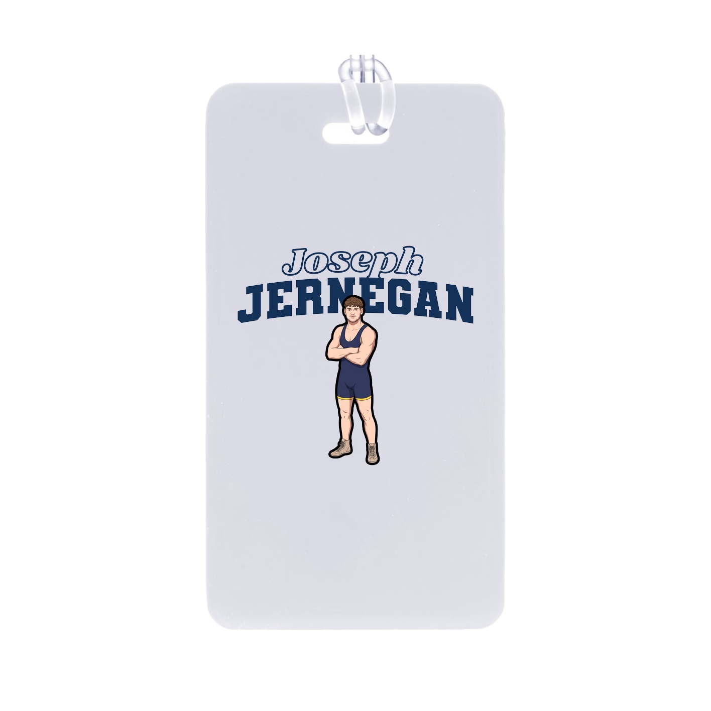 Bag Tag — Name Arch in Classic