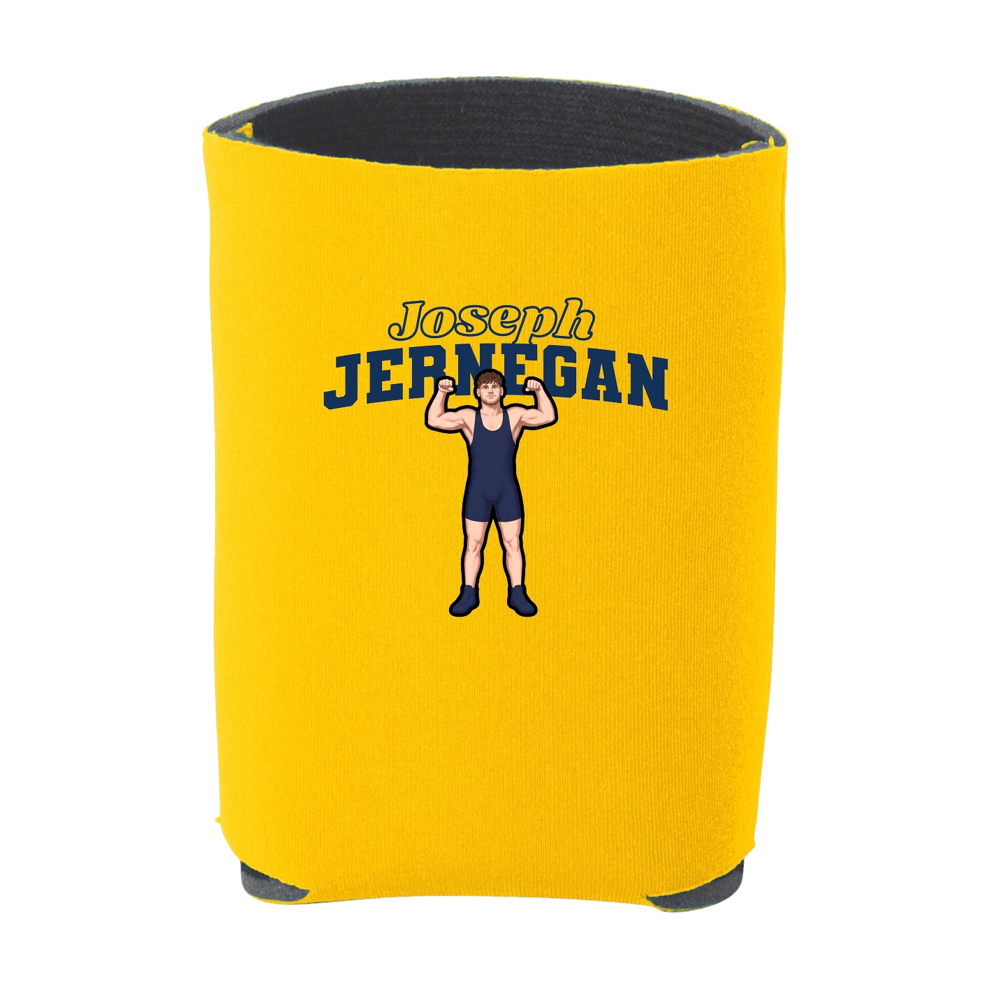 Can Holder — Name Arch in Yellow