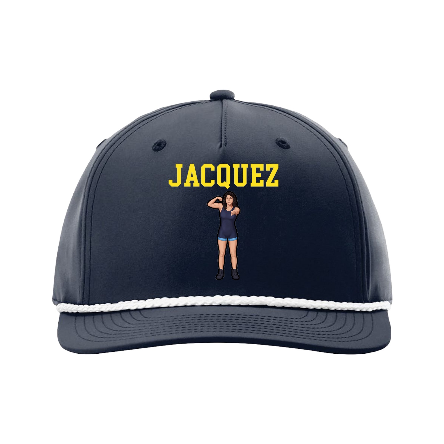 Five-Panel Classic Rope Cap — Shirsey in Navy