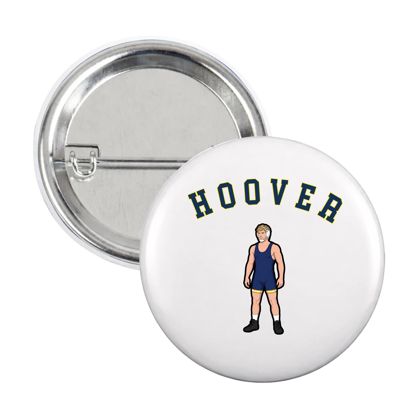 Game Day Button — Shirsey Arch in White