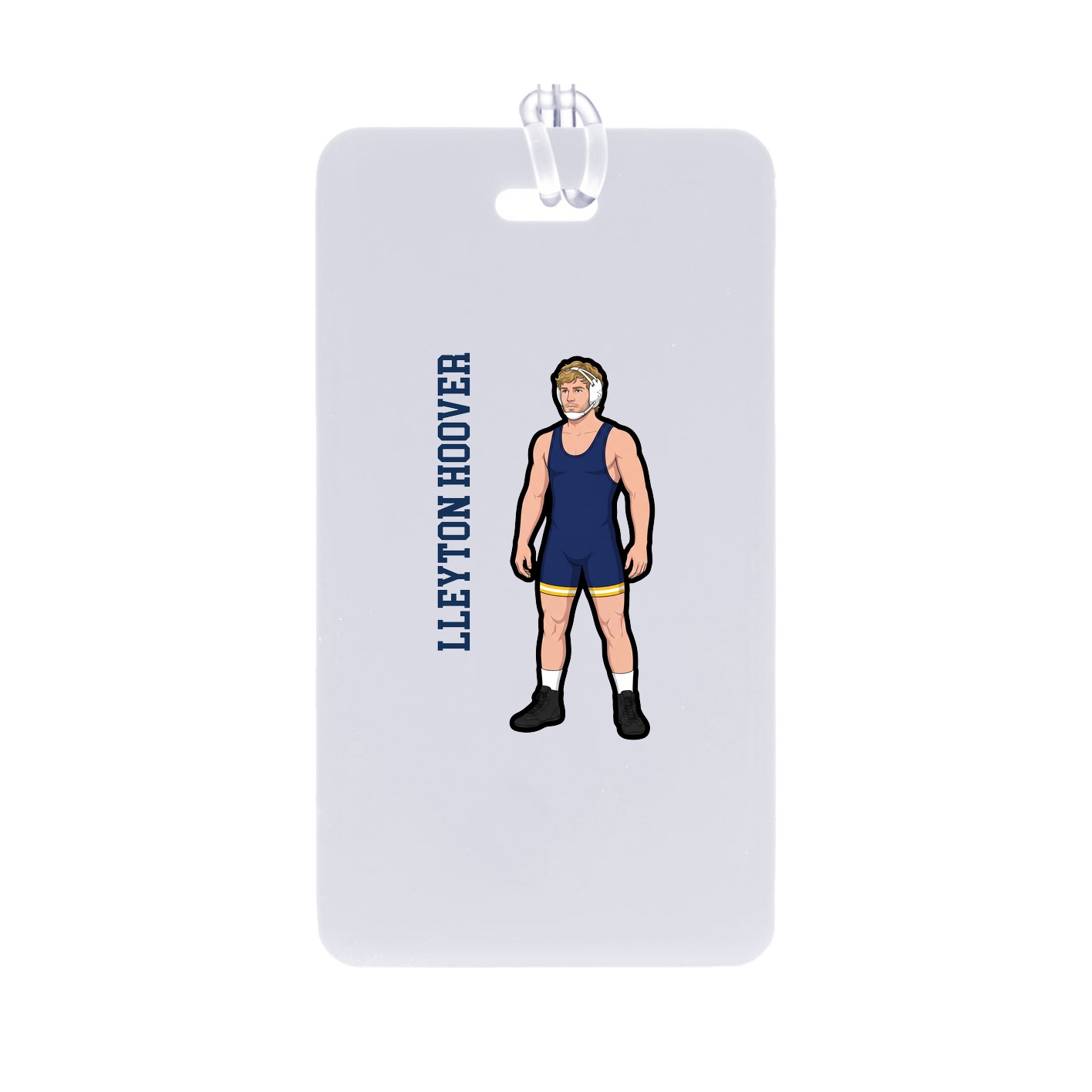 Bag Tag — Name Vertical in Classic