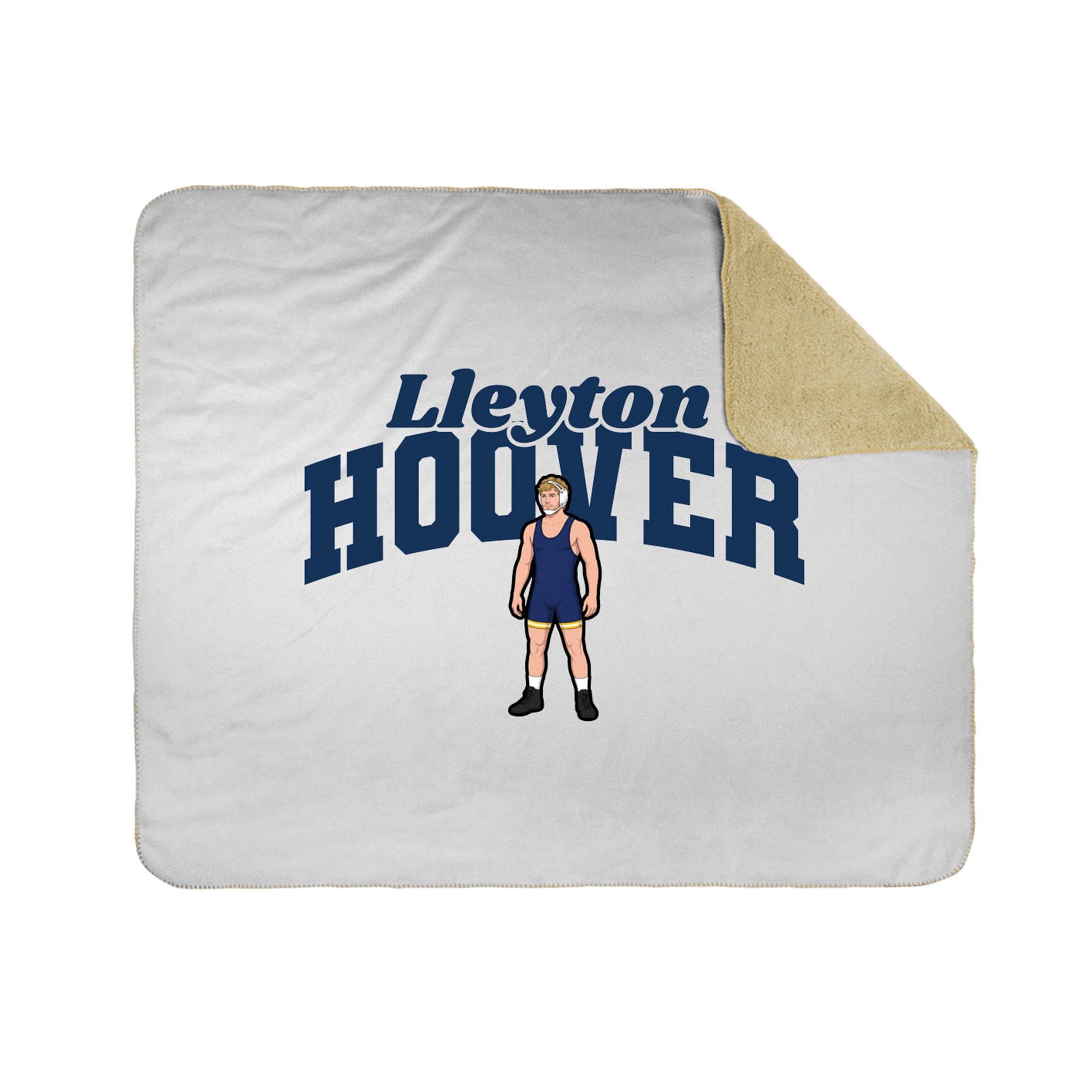 Throw Blanket — Signature Arch in White