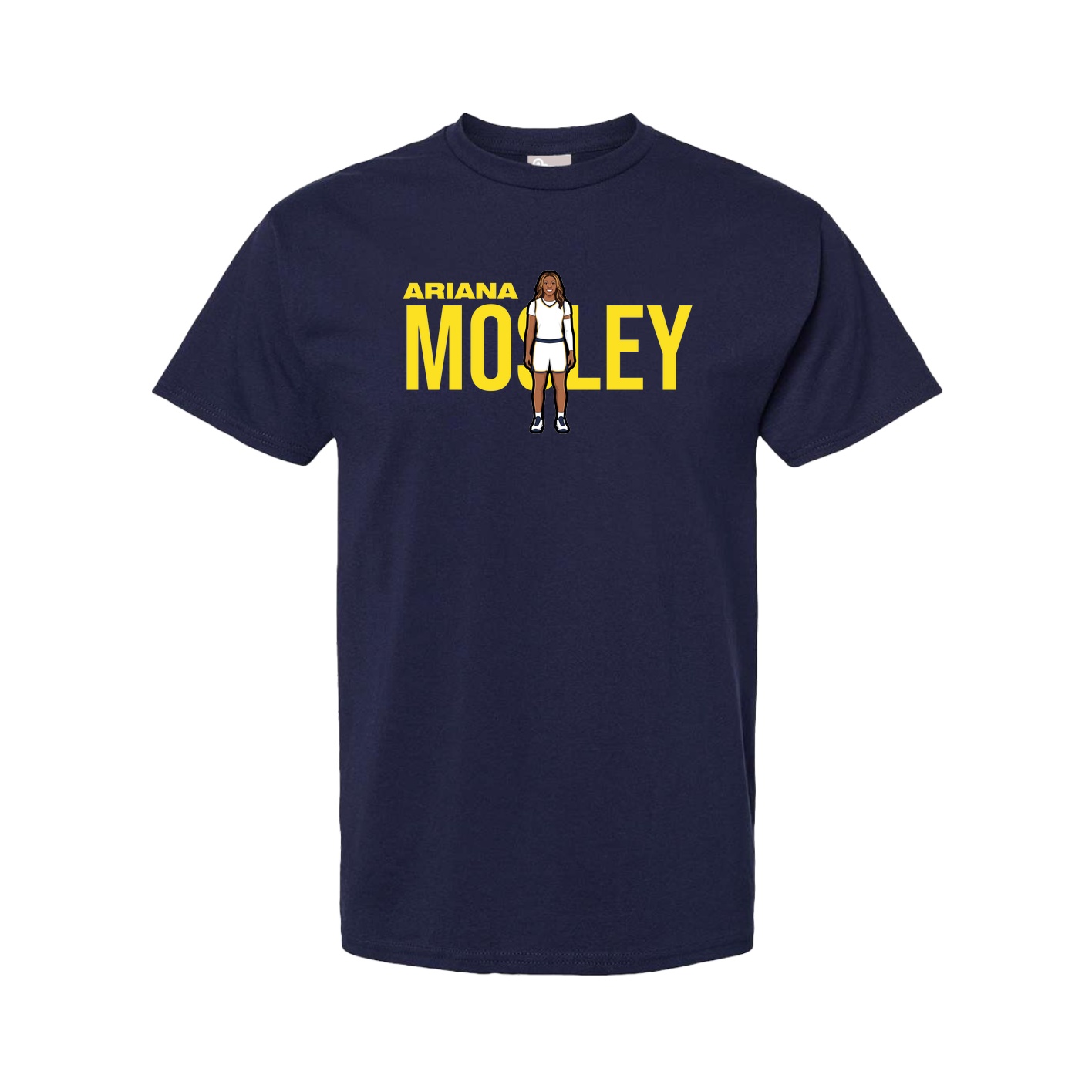 Tee — Player Name in Navy