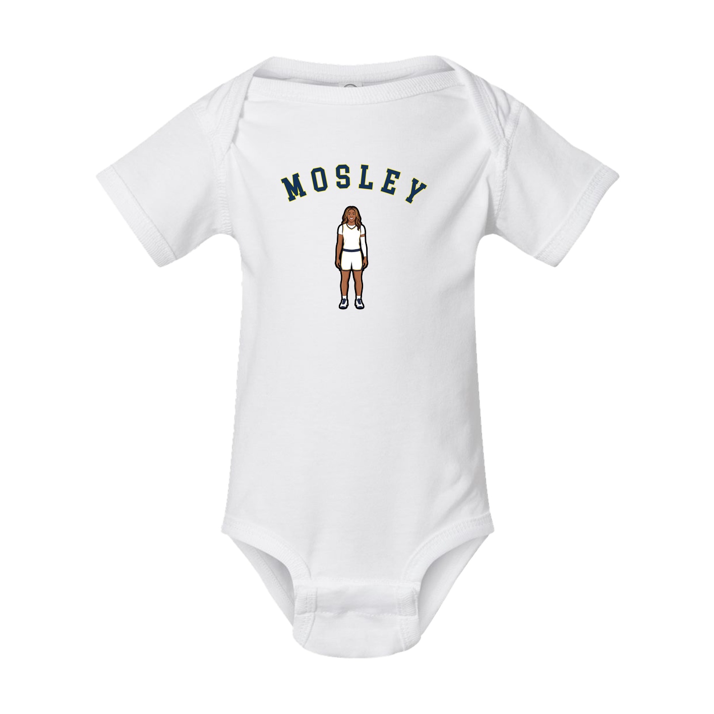 Baby Onesie — Shirsey Arch in White