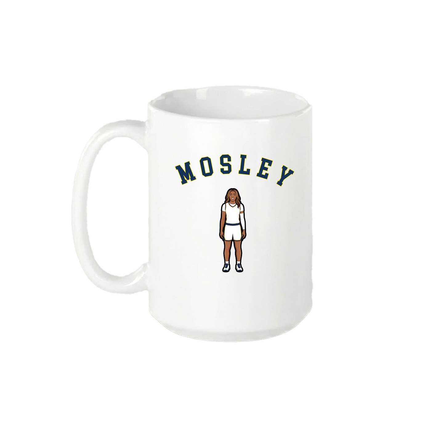 15oz Coffee Mug — Shirsey Arch in White