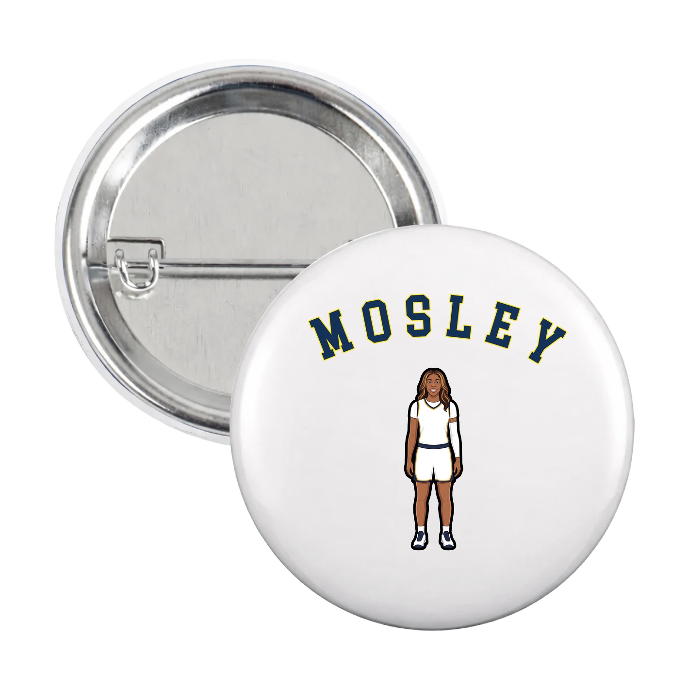 Game Day Button — Shirsey Arch in White
