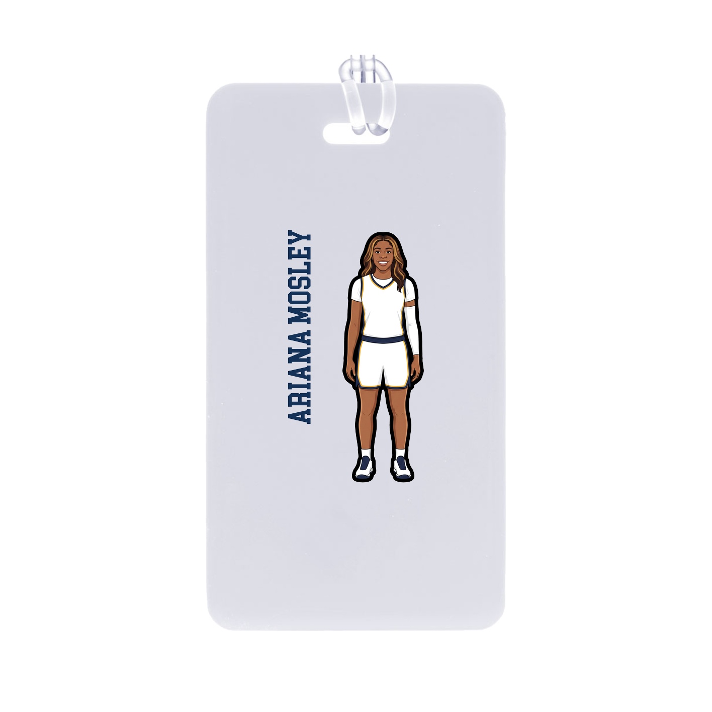 Bag Tag — Name Vertical in Classic