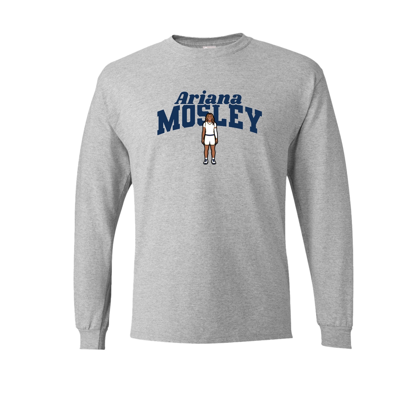 Long Sleeve Tee — Signature Arch in Grey