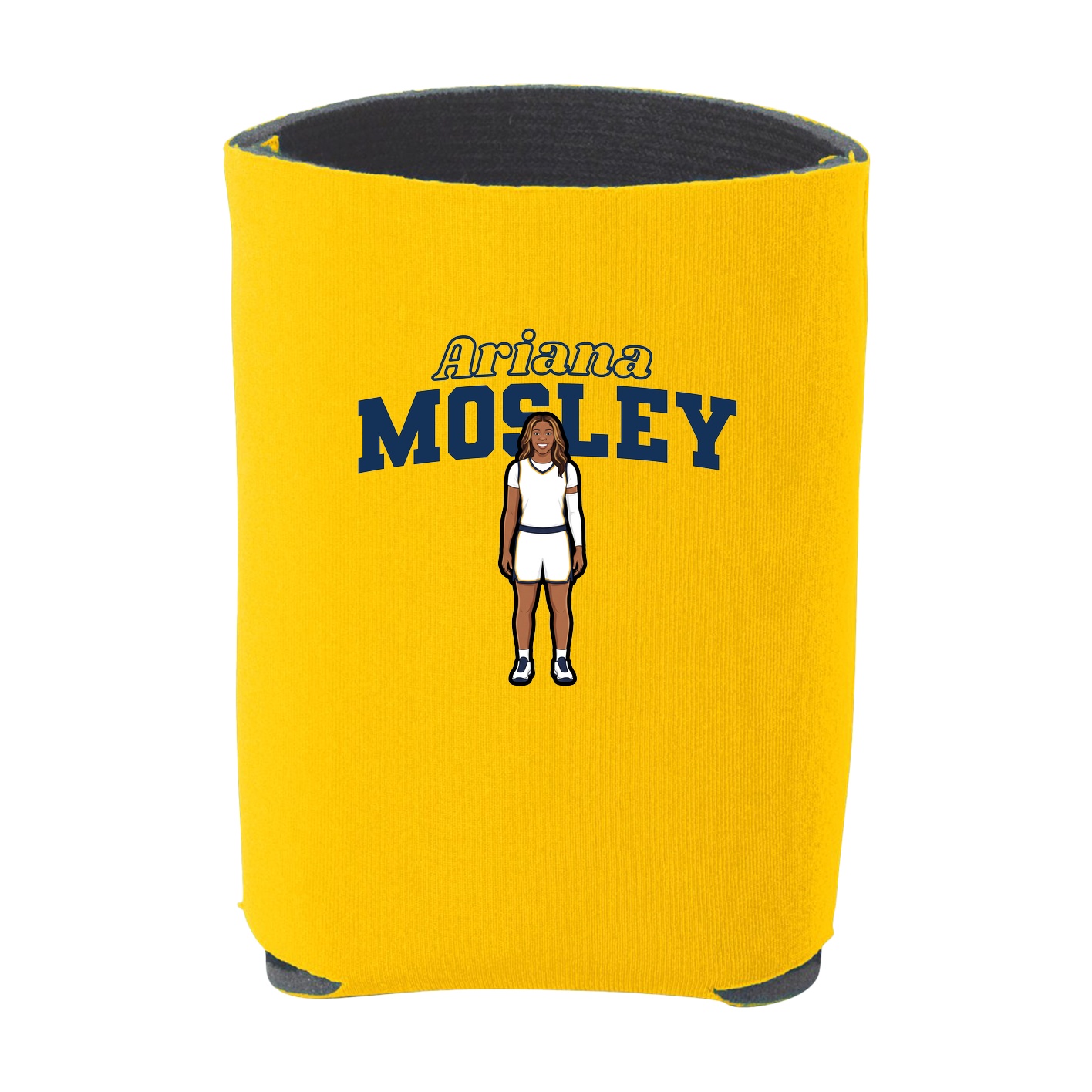 Can Holder — Name Arch in Yellow