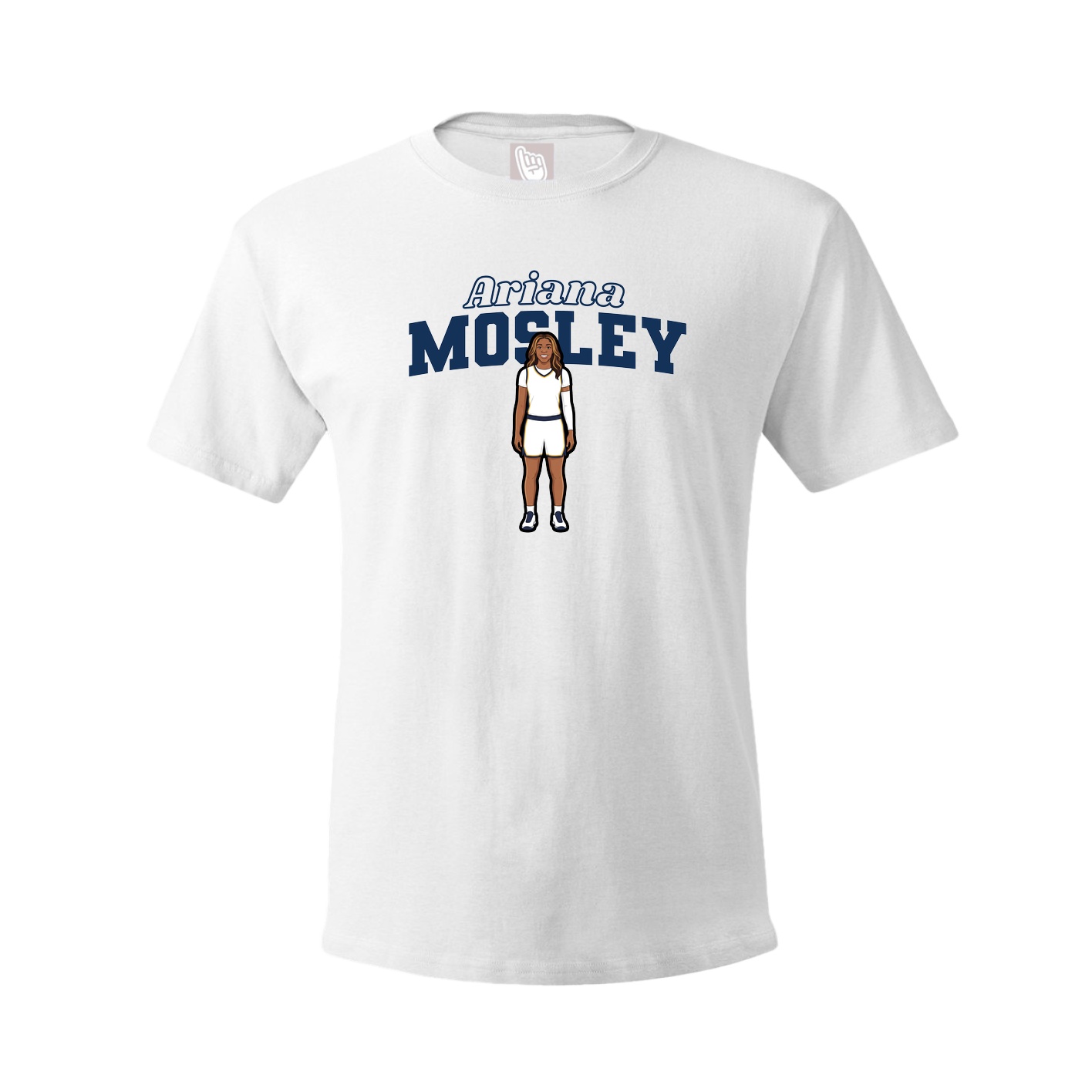 Tee — Name Arch in White