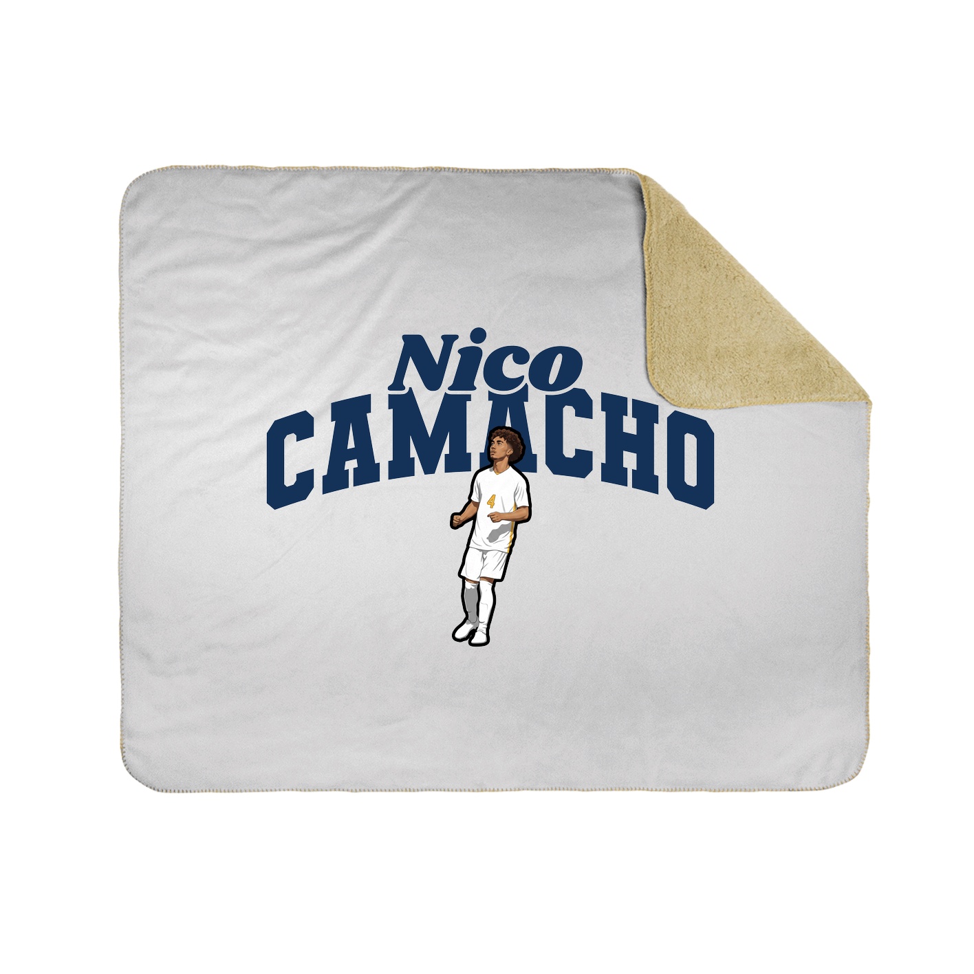 Throw Blanket — Signature Arch in White