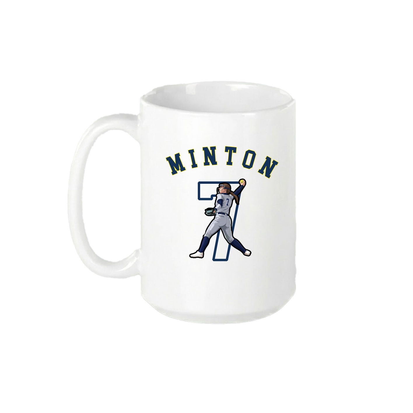 15oz Coffee Mug — Shirsey Arch in White