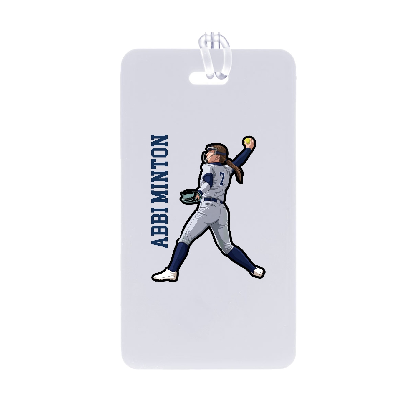 Bag Tag — Name Vertical in Classic