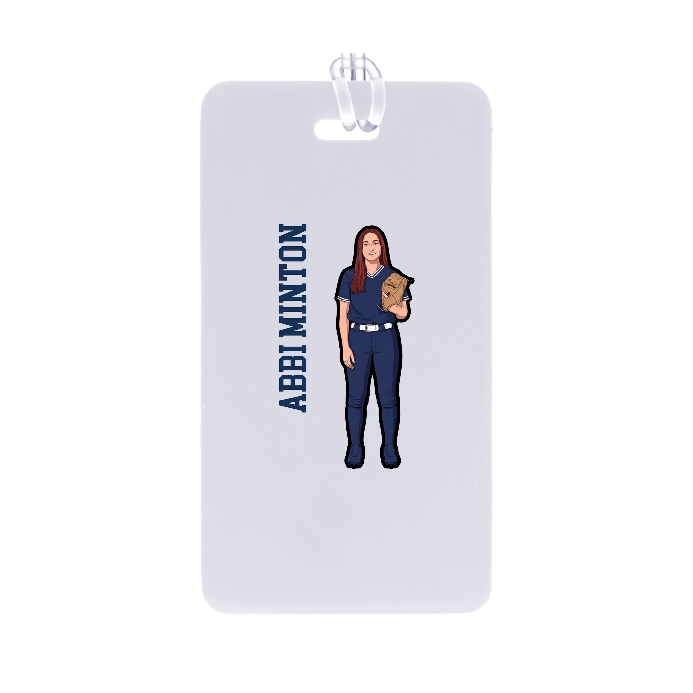 Bag Tag — Name Vertical in Classic