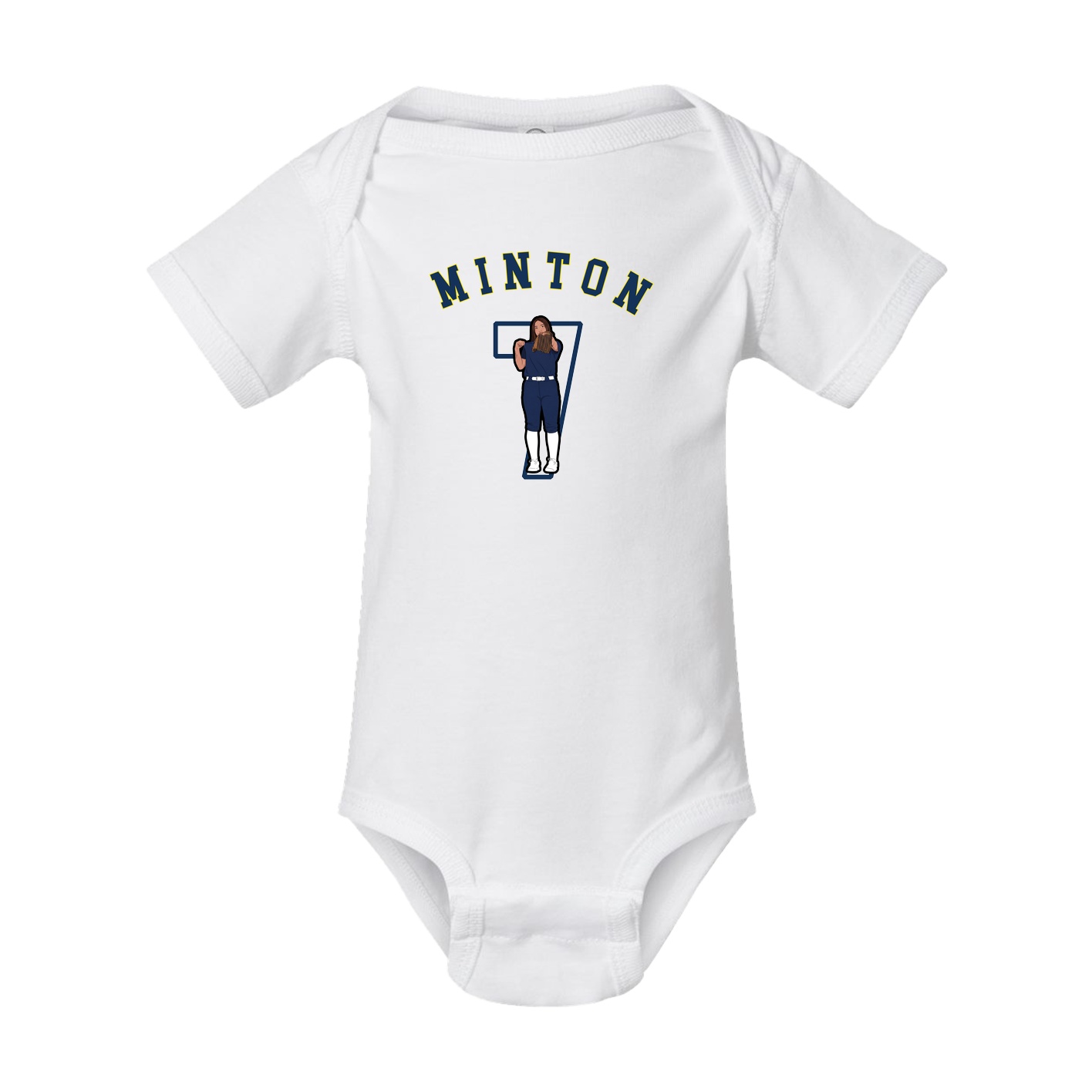 Baby Onesie — Shirsey Arch in White