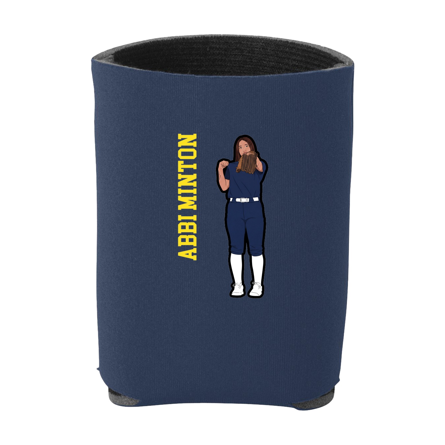 Can Holder — Name Vertical in Navy