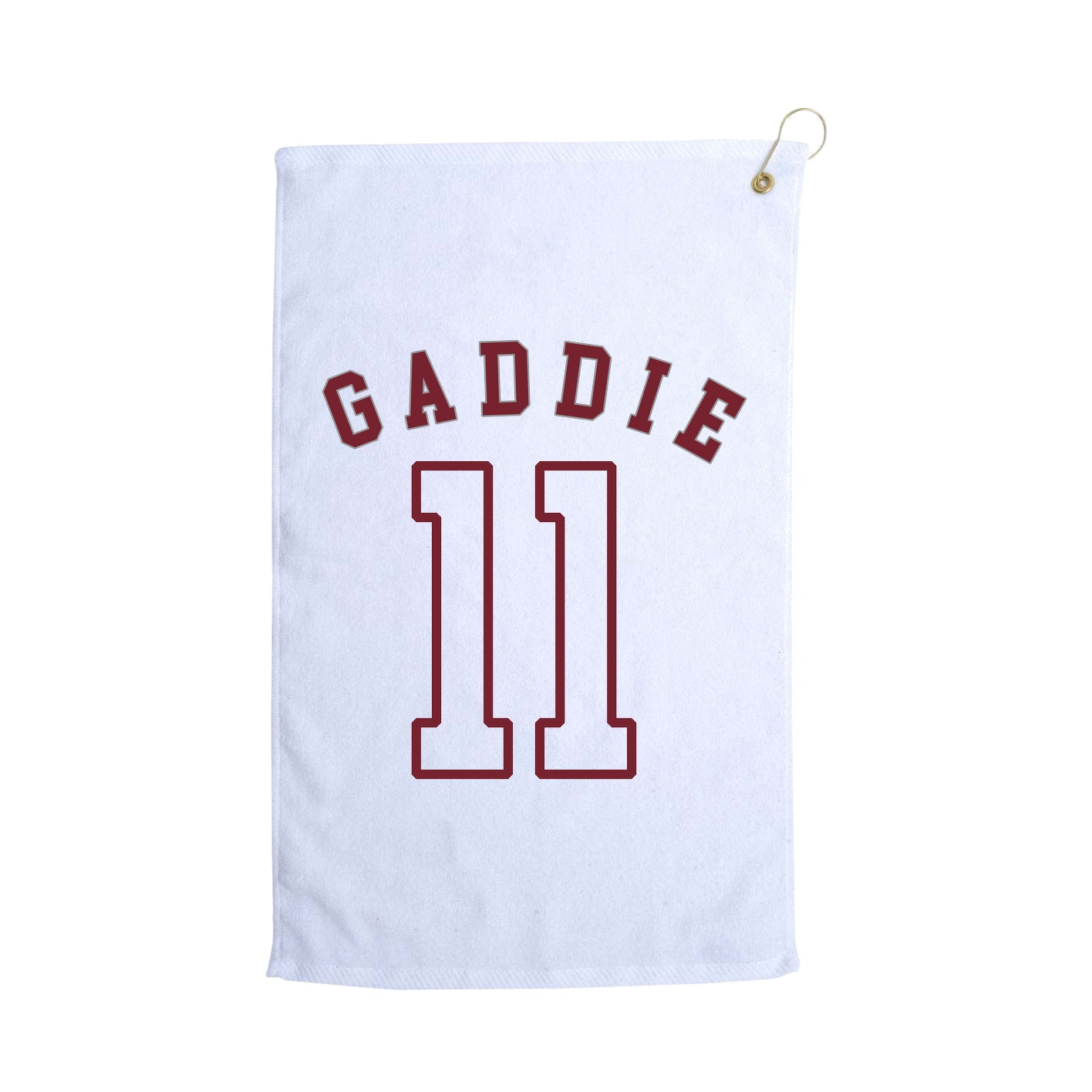 Golf Towel — Shirsey Arch in White