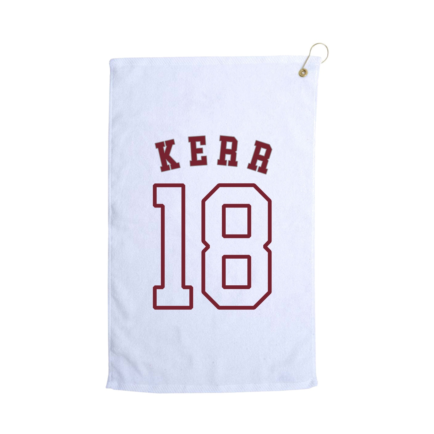 Golf Towel — Shirsey Arch in White