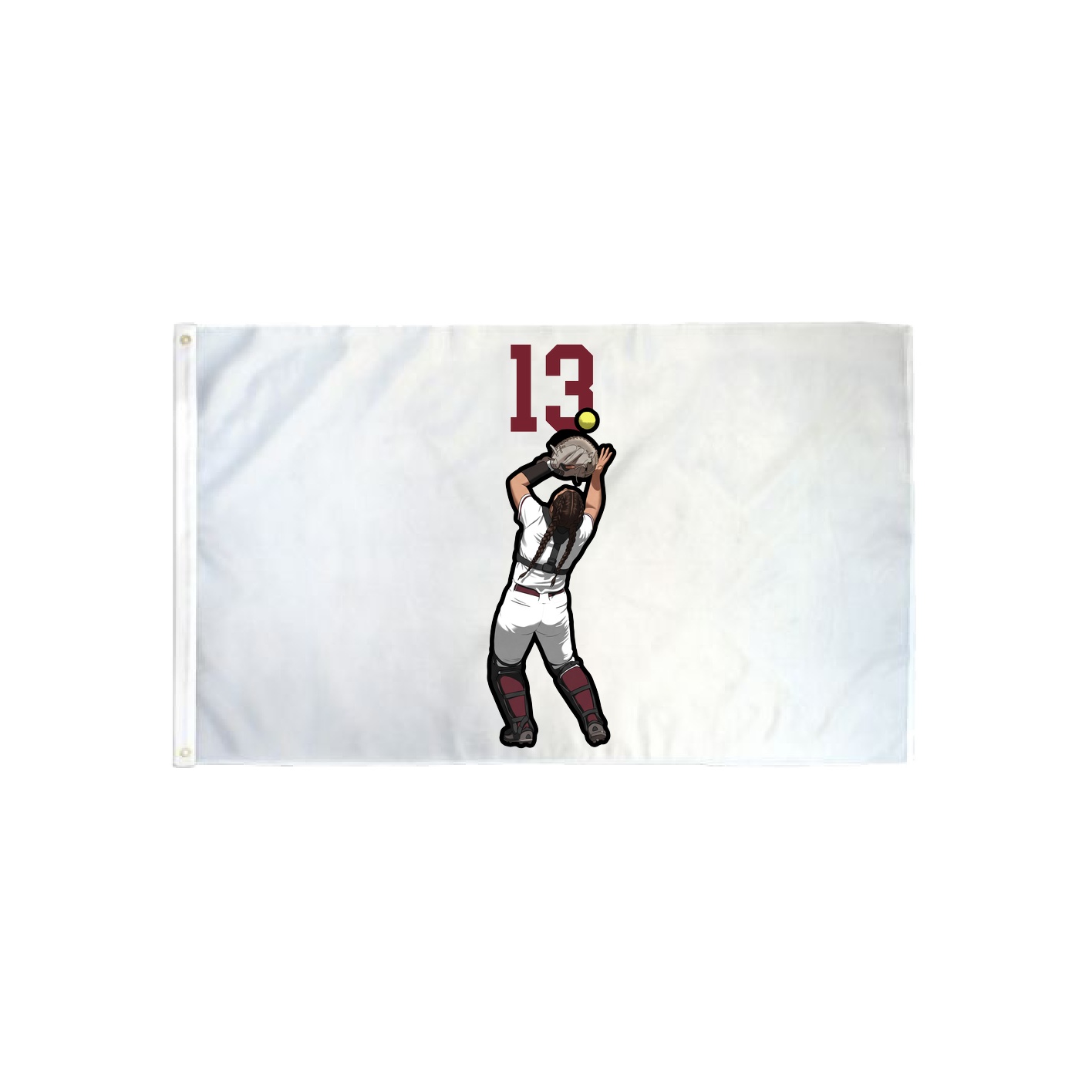 3x5 Flag — Number Top in Classic