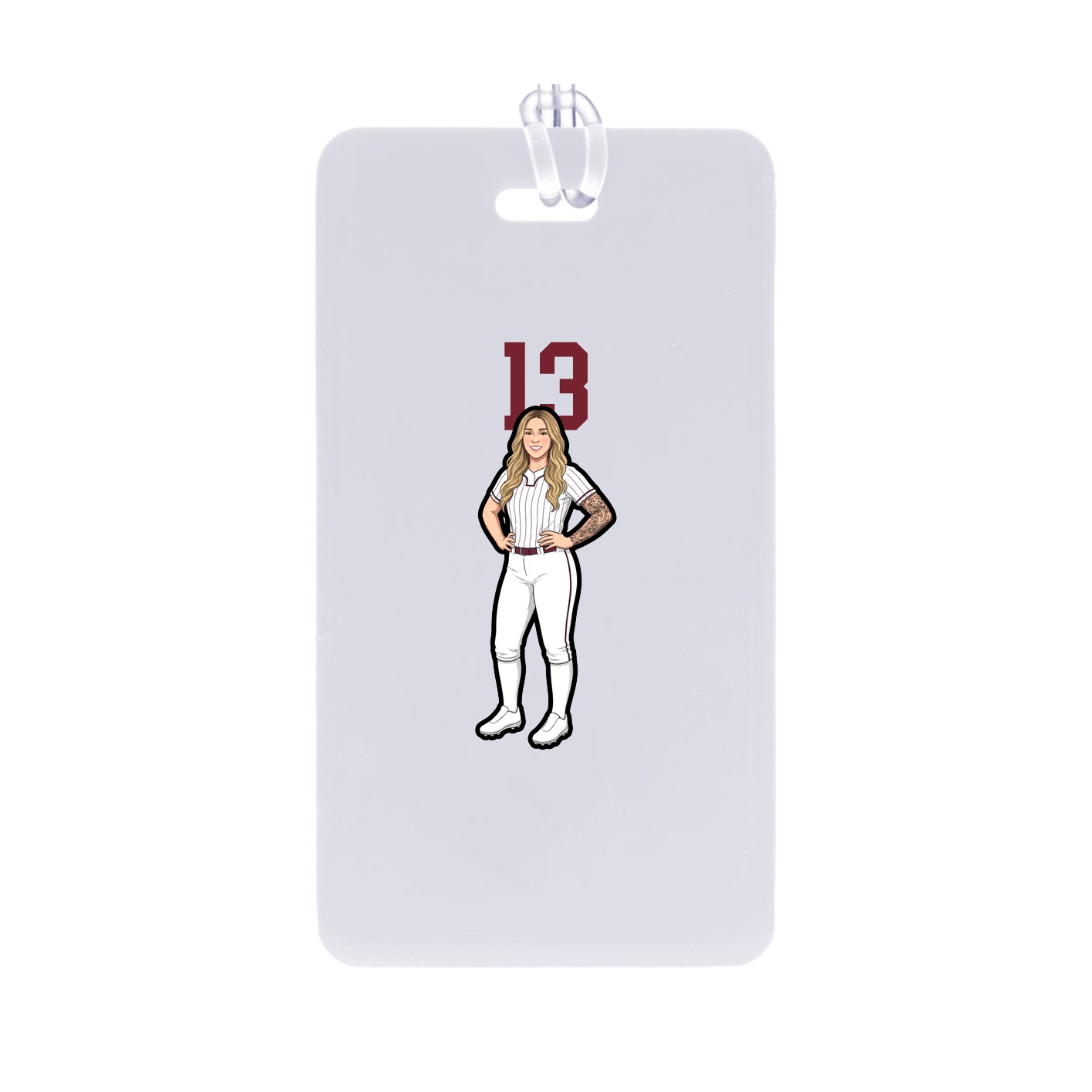 Bag Tag — Number Top in Classic