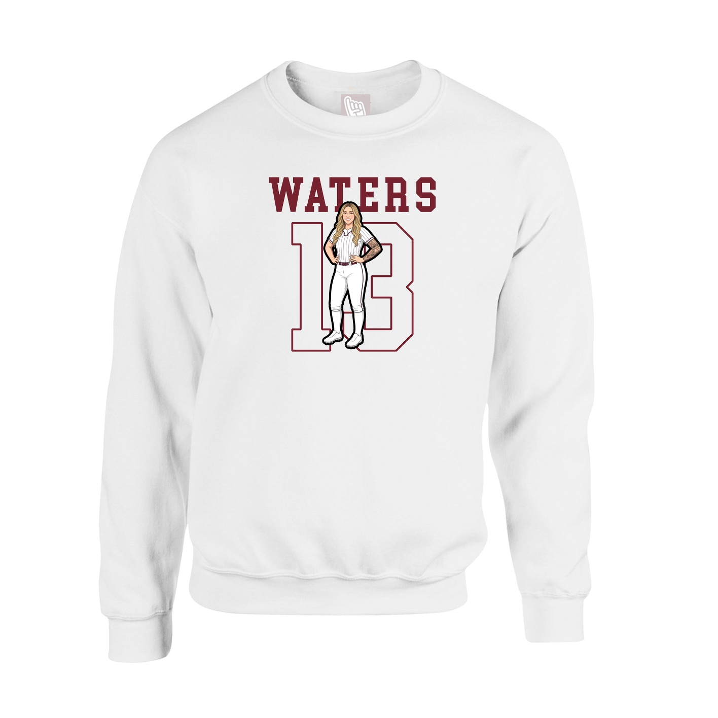 Fleece Crew — Shirsey in White
