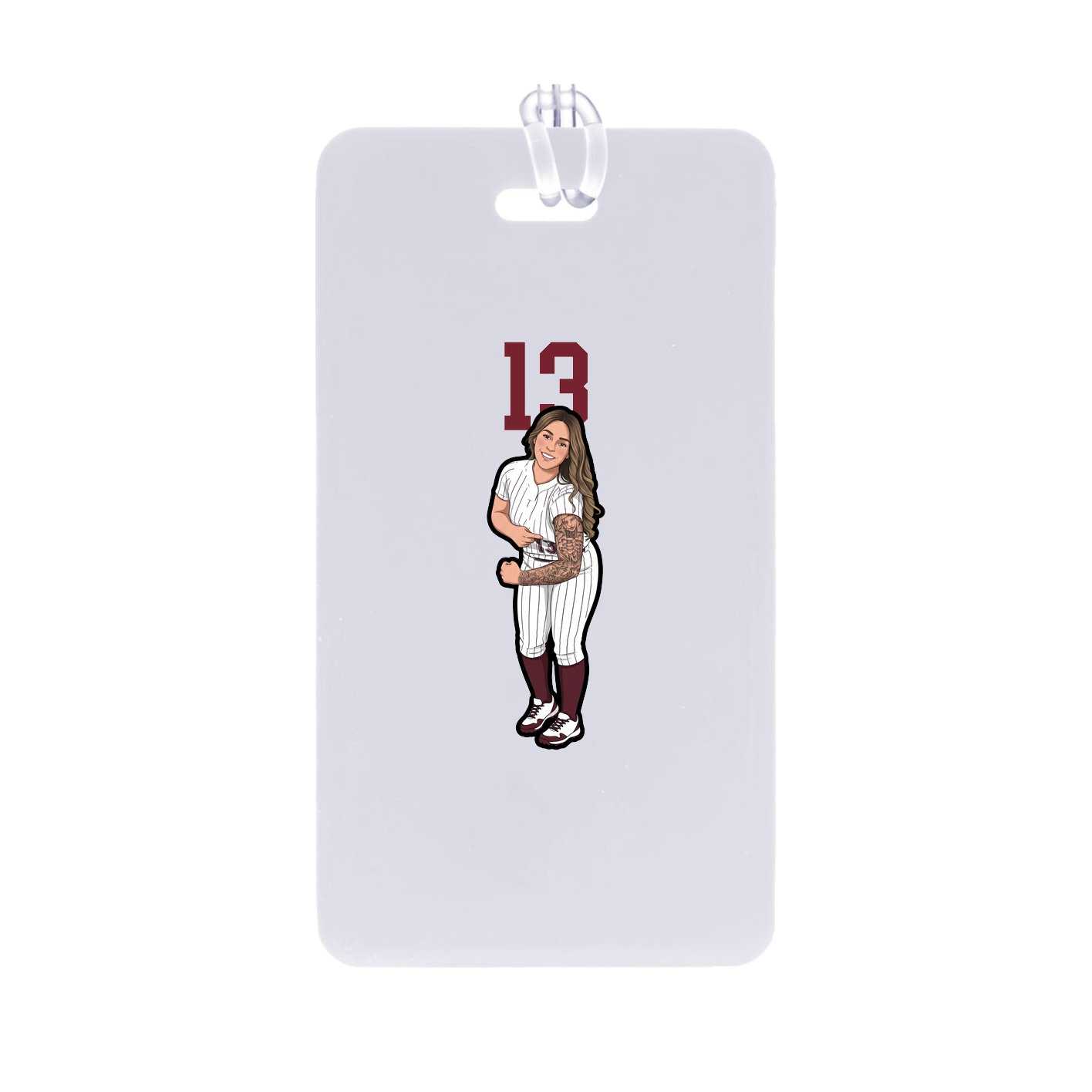 Bag Tag — Number Top in Classic