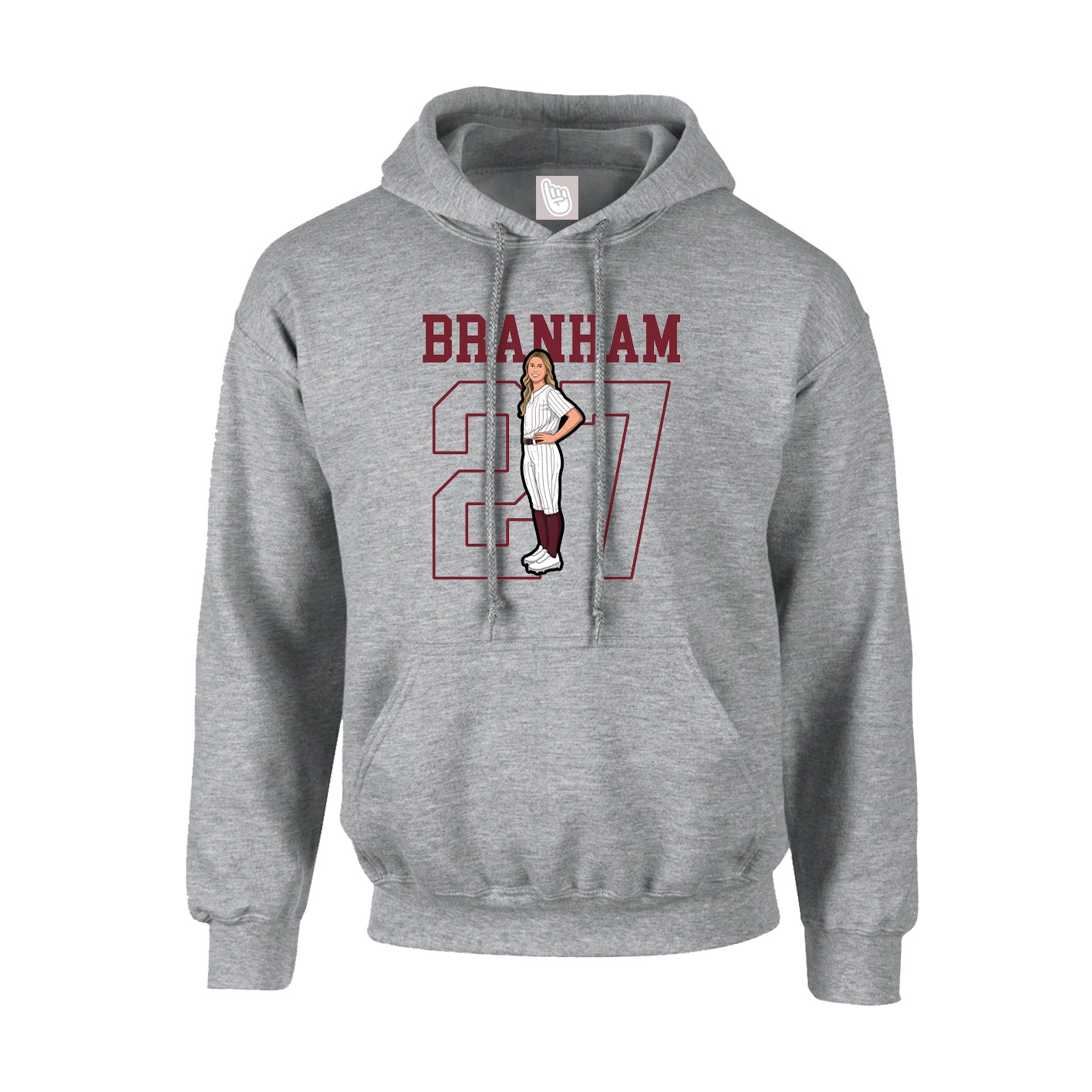 Hoodie — Shirsey in Grey