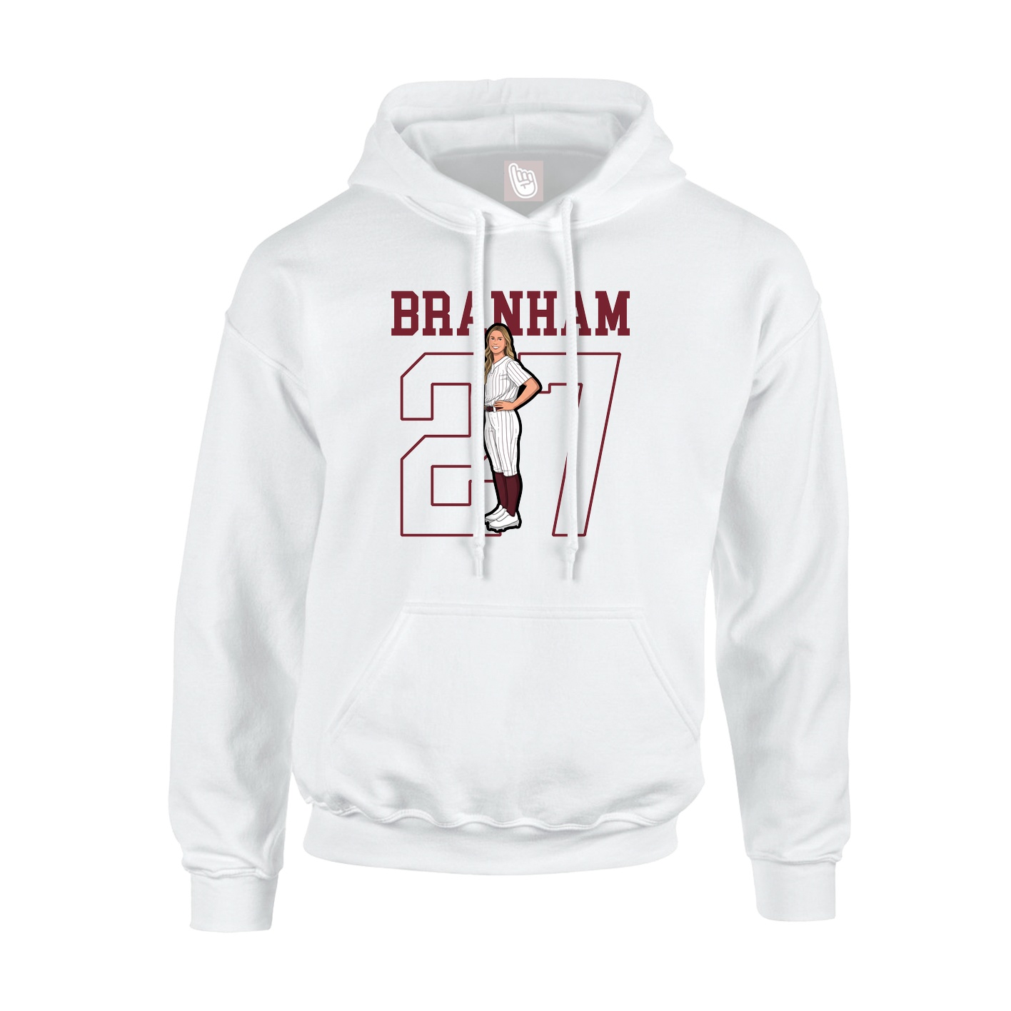 Youth Hoodie — Shirsey in White