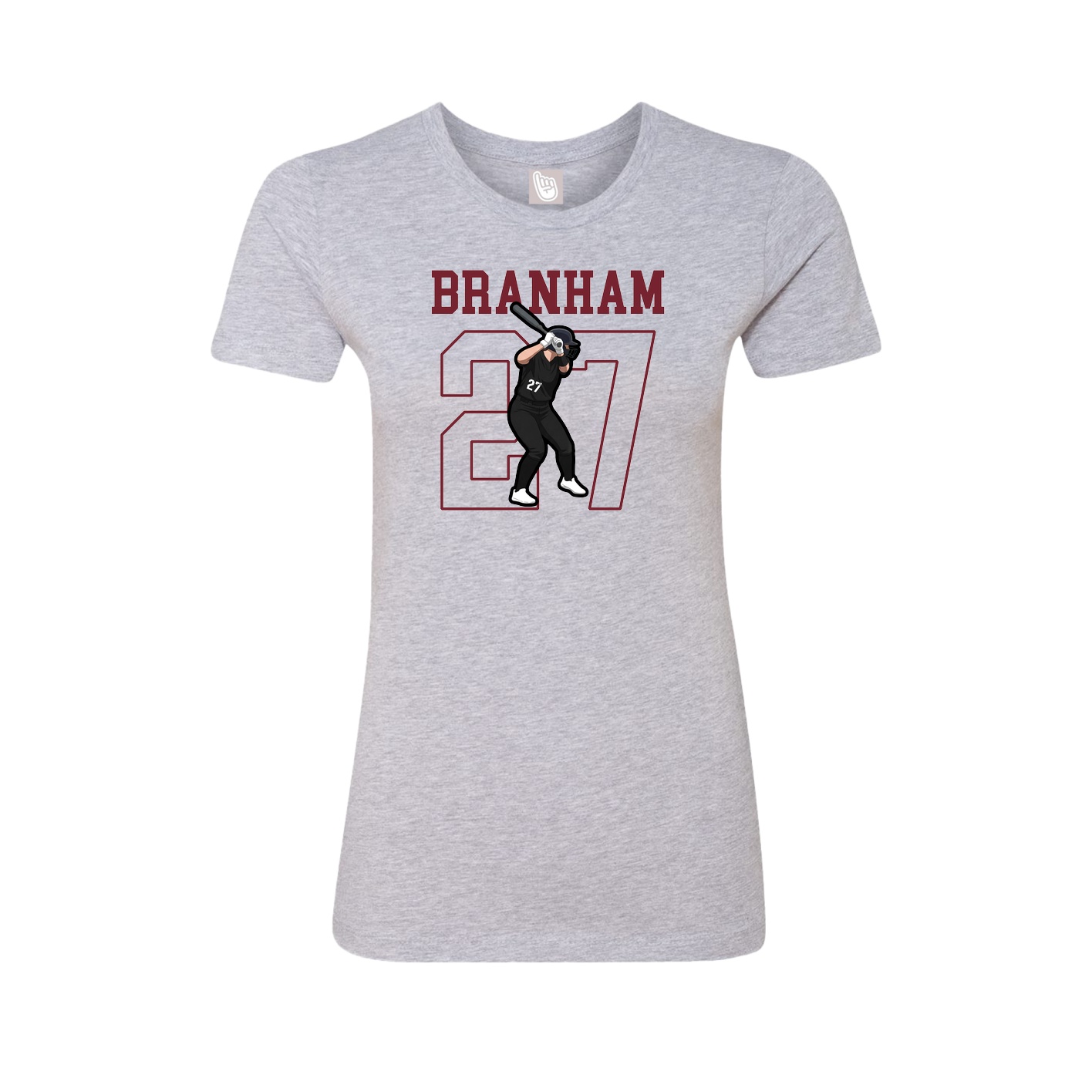 Fitted Women's Tee — Shirsey in Grey