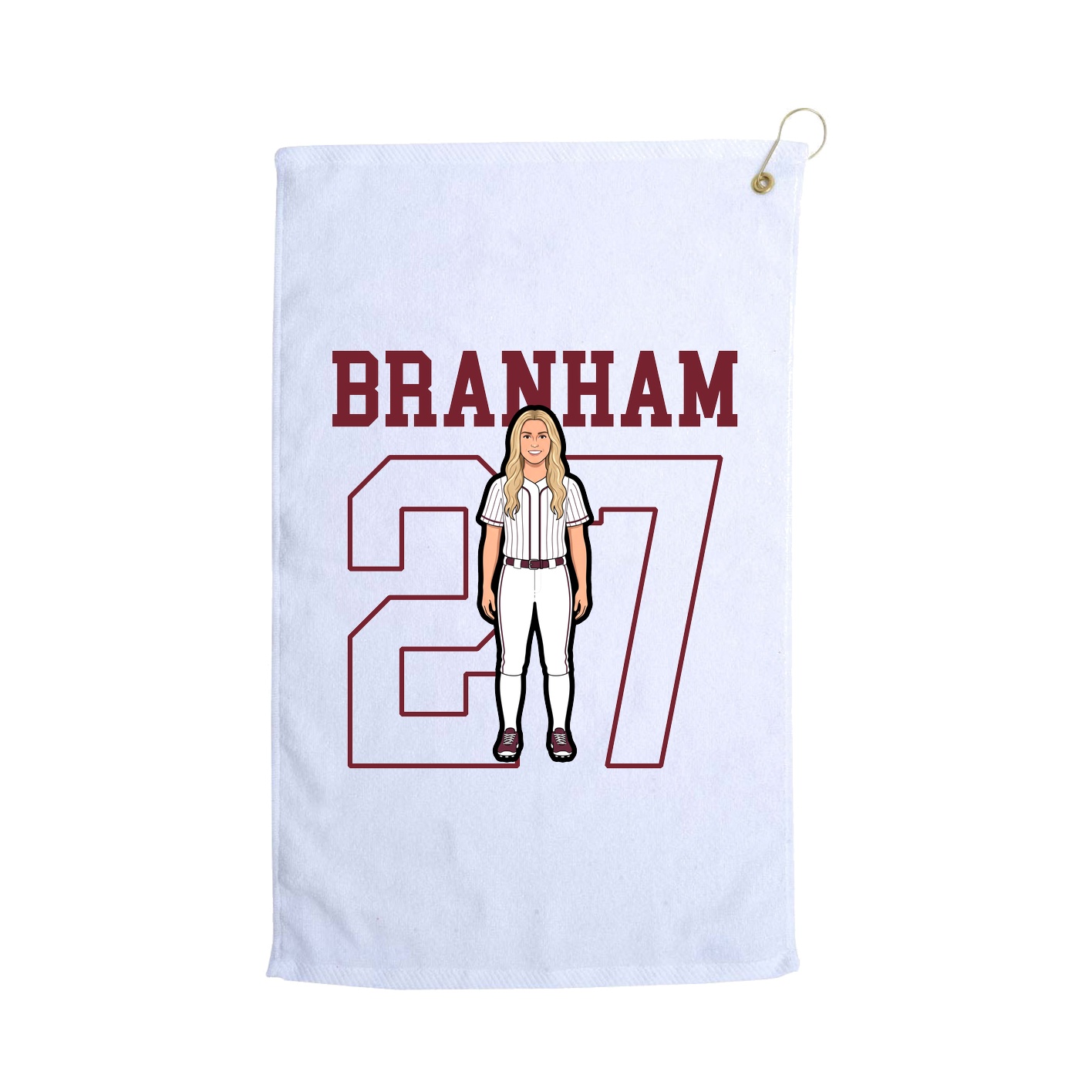 Golf Towel — Shirsey in White