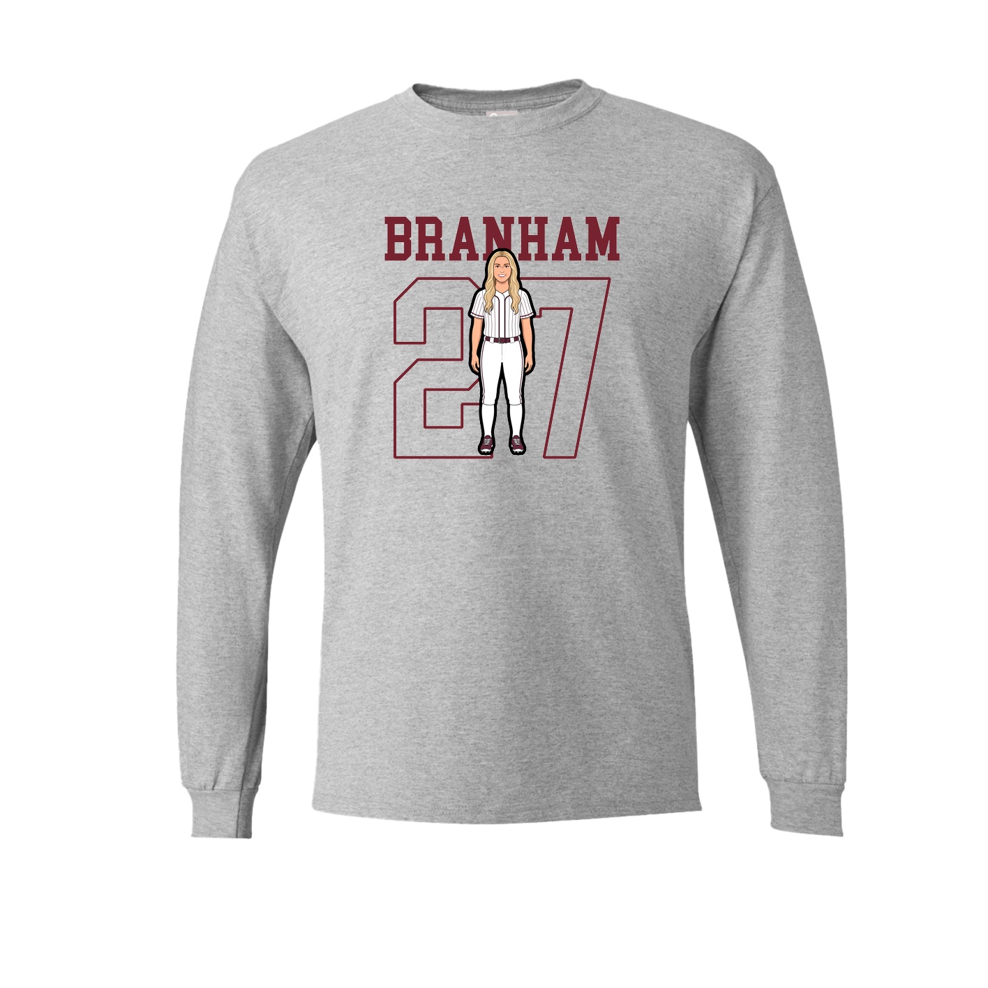 Long Sleeve Tee — Shirsey in Grey