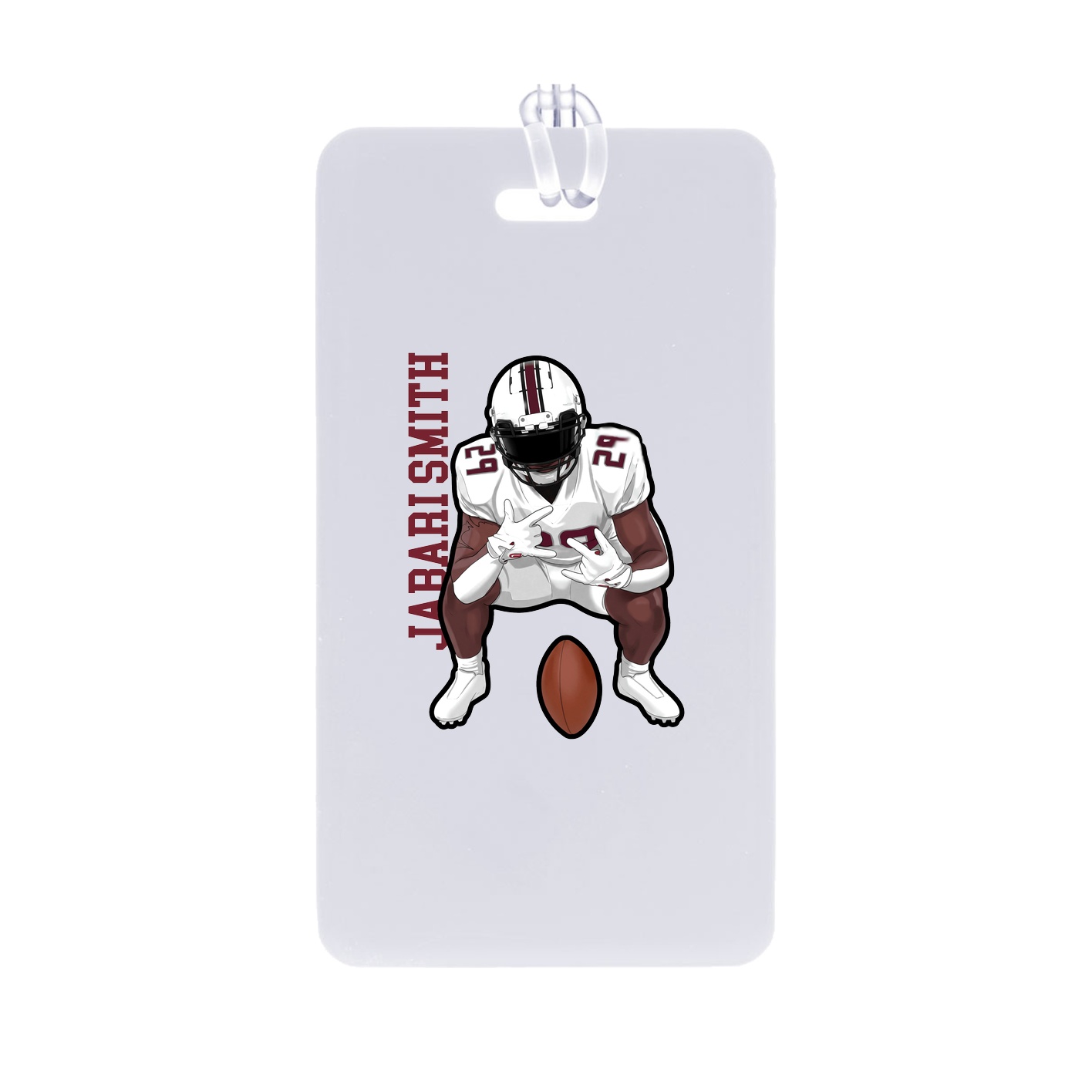 Bag Tag — Name Vertical in Classic