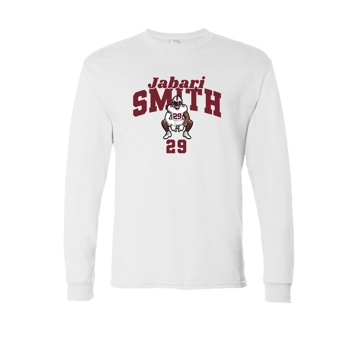 Long Sleeve Tee — Signature Arch in White