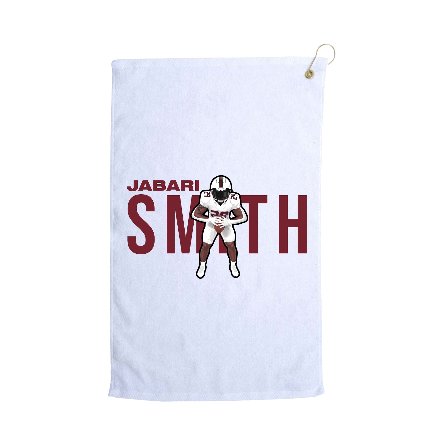 Golf Towel — Player Name in White