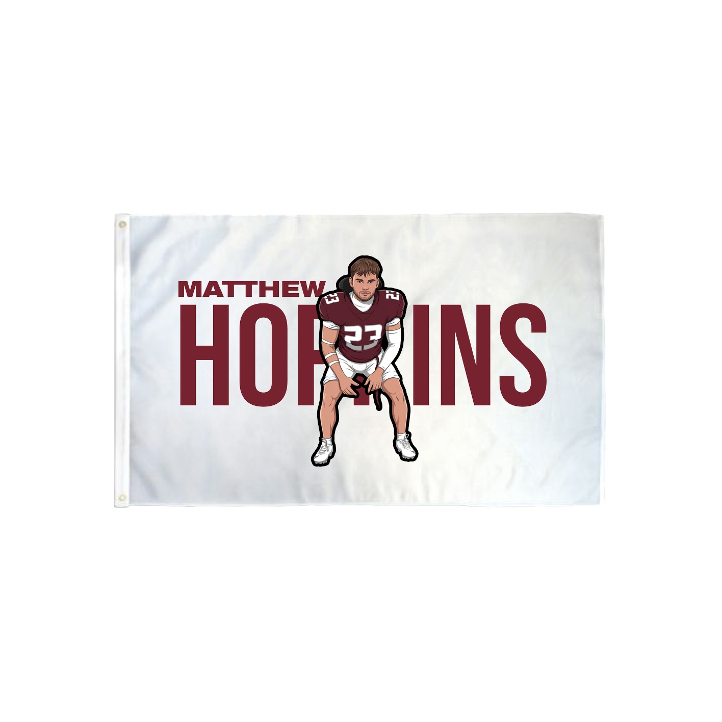 3x5 Flag — Player Name in Classic