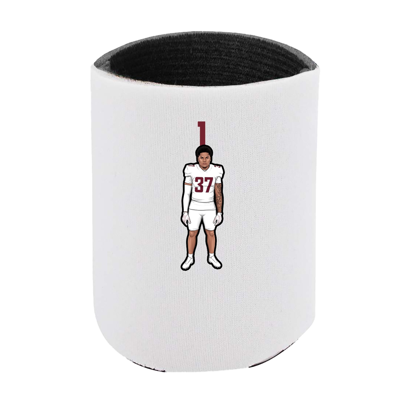 Can Holder — Number Top in White