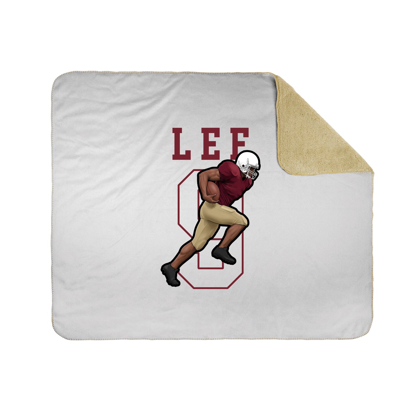 50x60 Sherpa Lined Throw Blanket