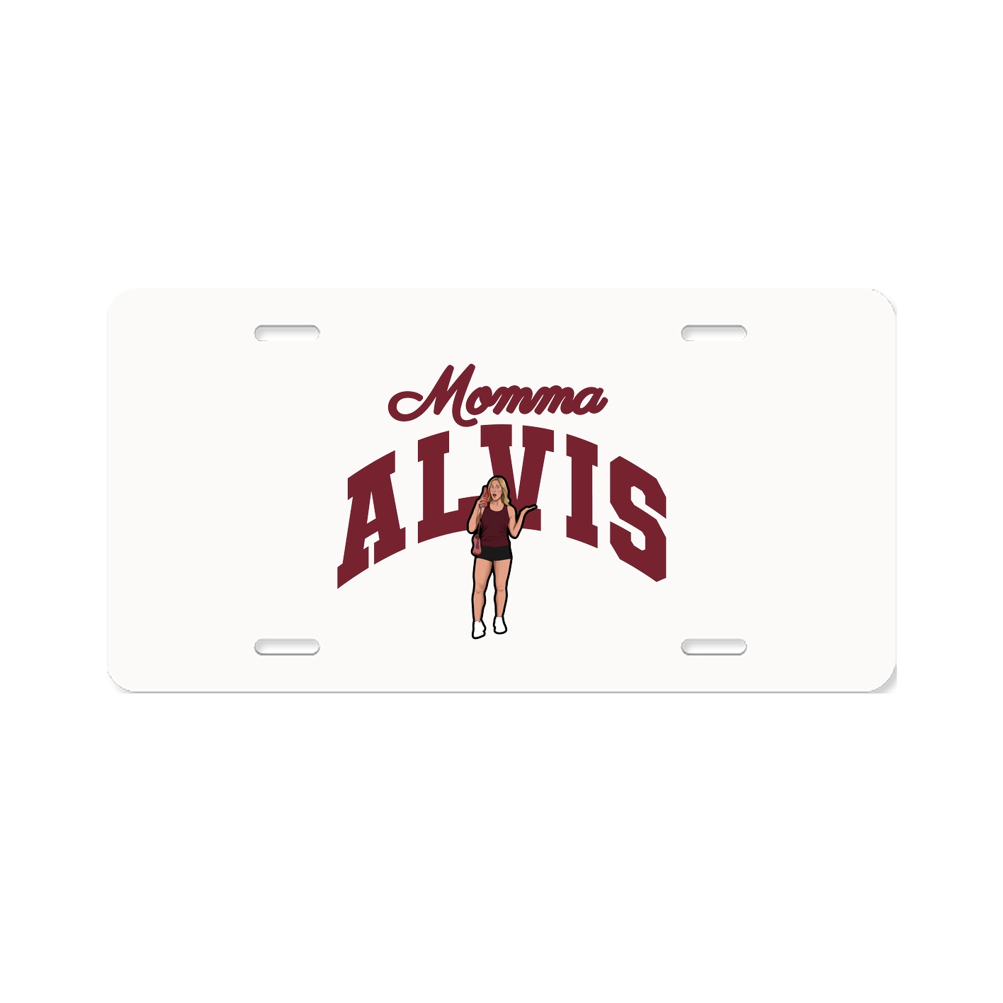 License Plate — Mothers Day Arch in Classic