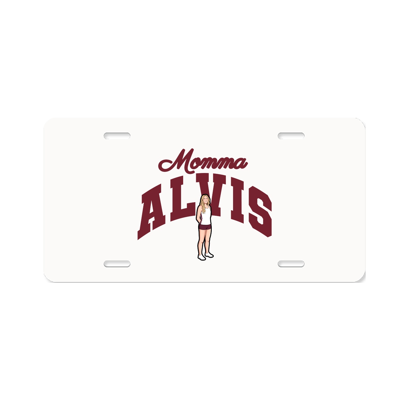 License Plate — Mothers Day Arch in Classic