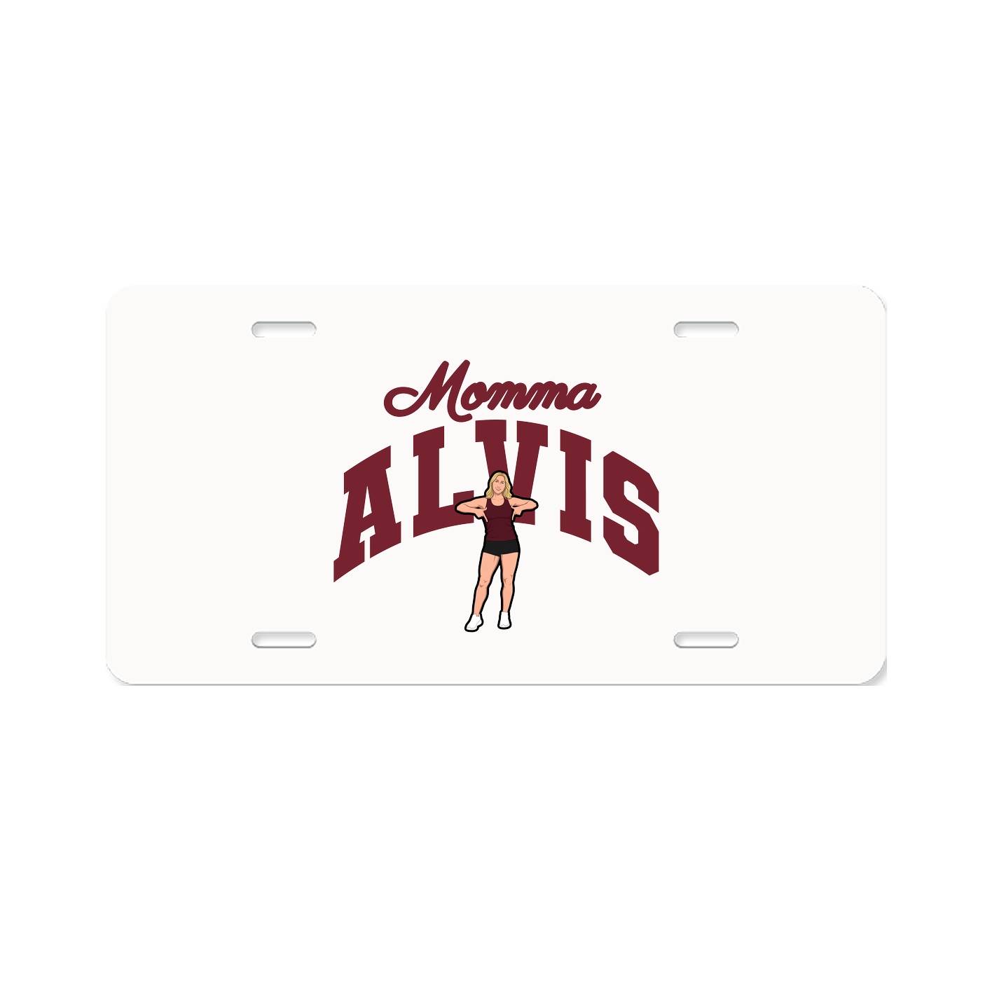 License Plate — Mothers Day Arch in Classic