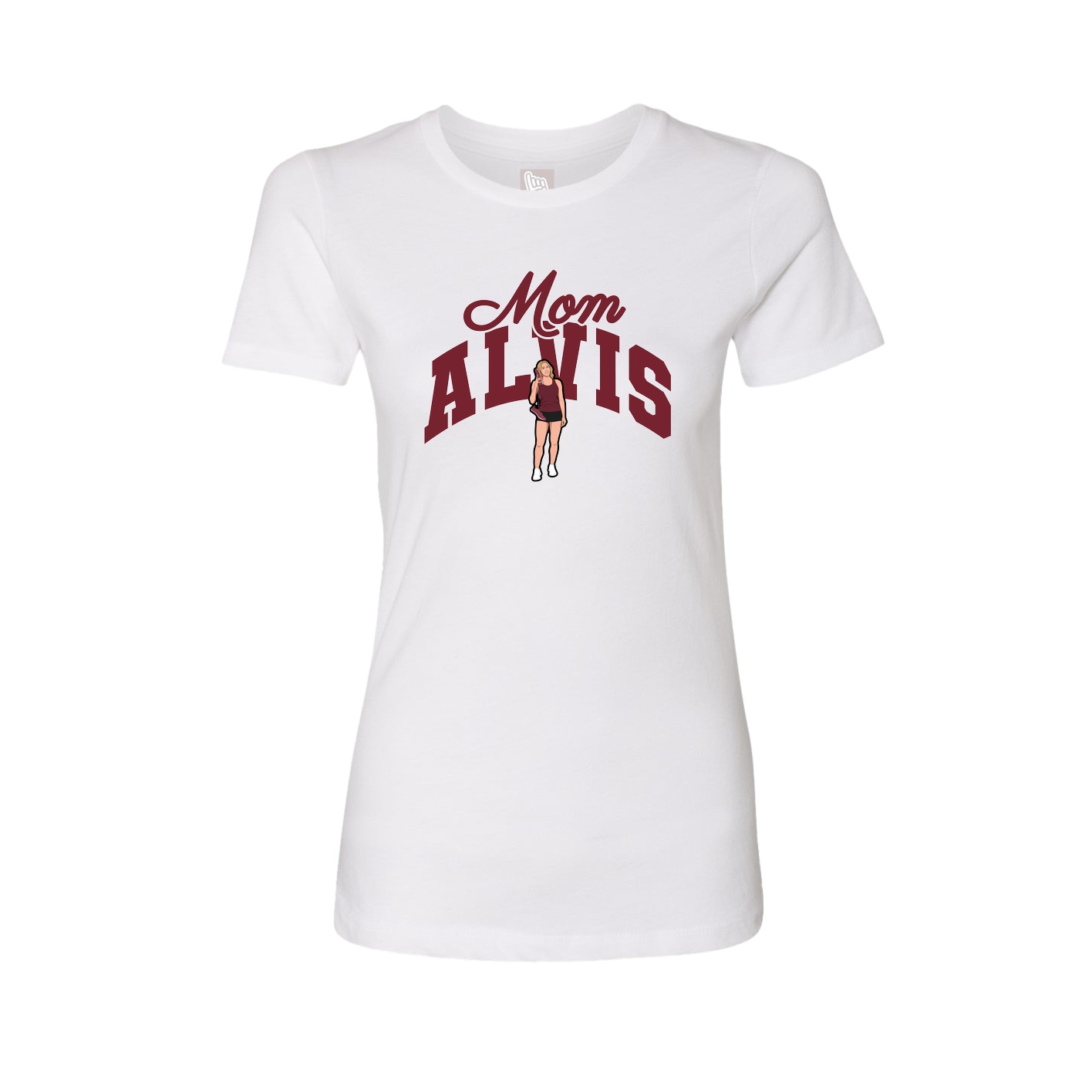 Womens Tee — Mothers Day Arch in White