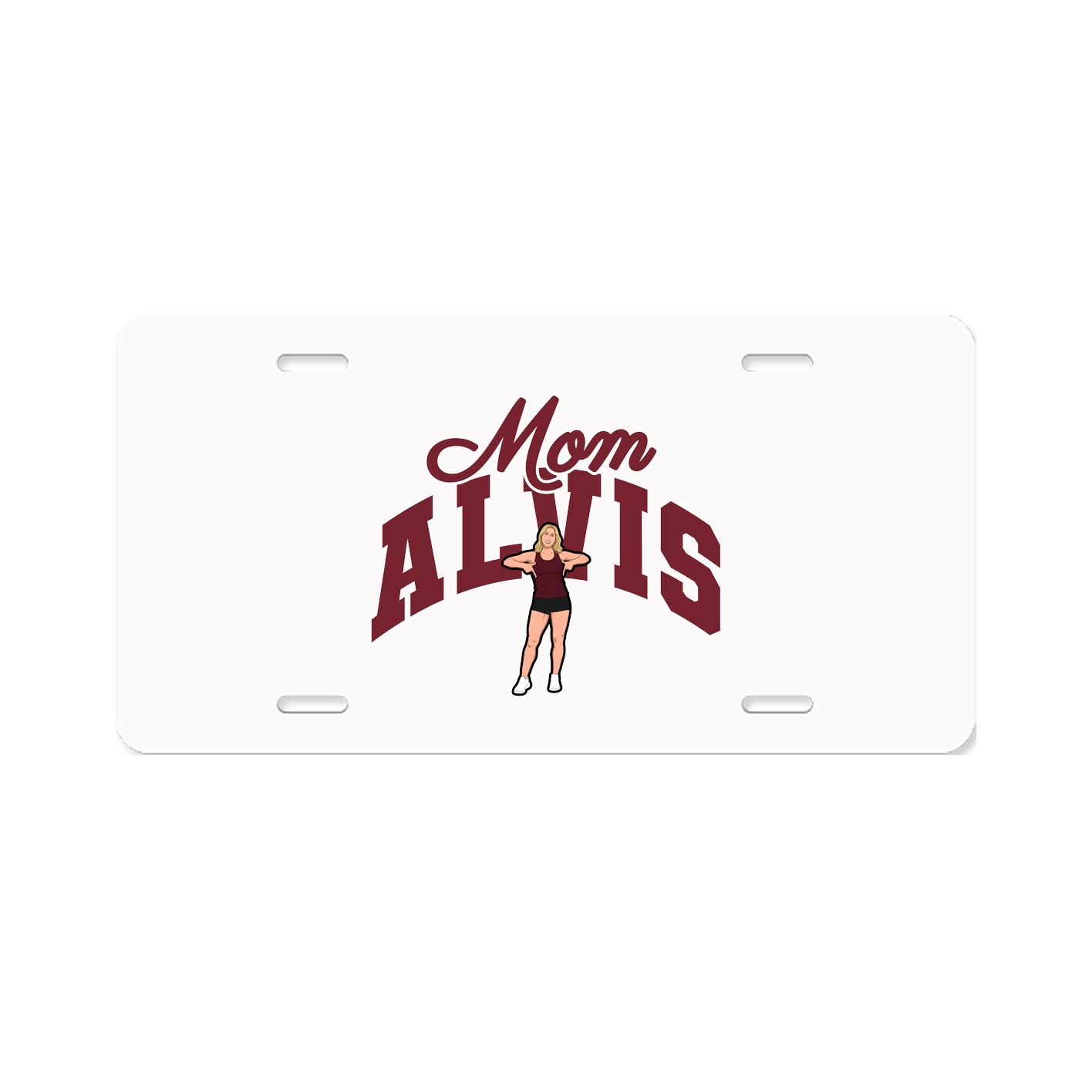 License Plate — Mothers Day Arch in Classic