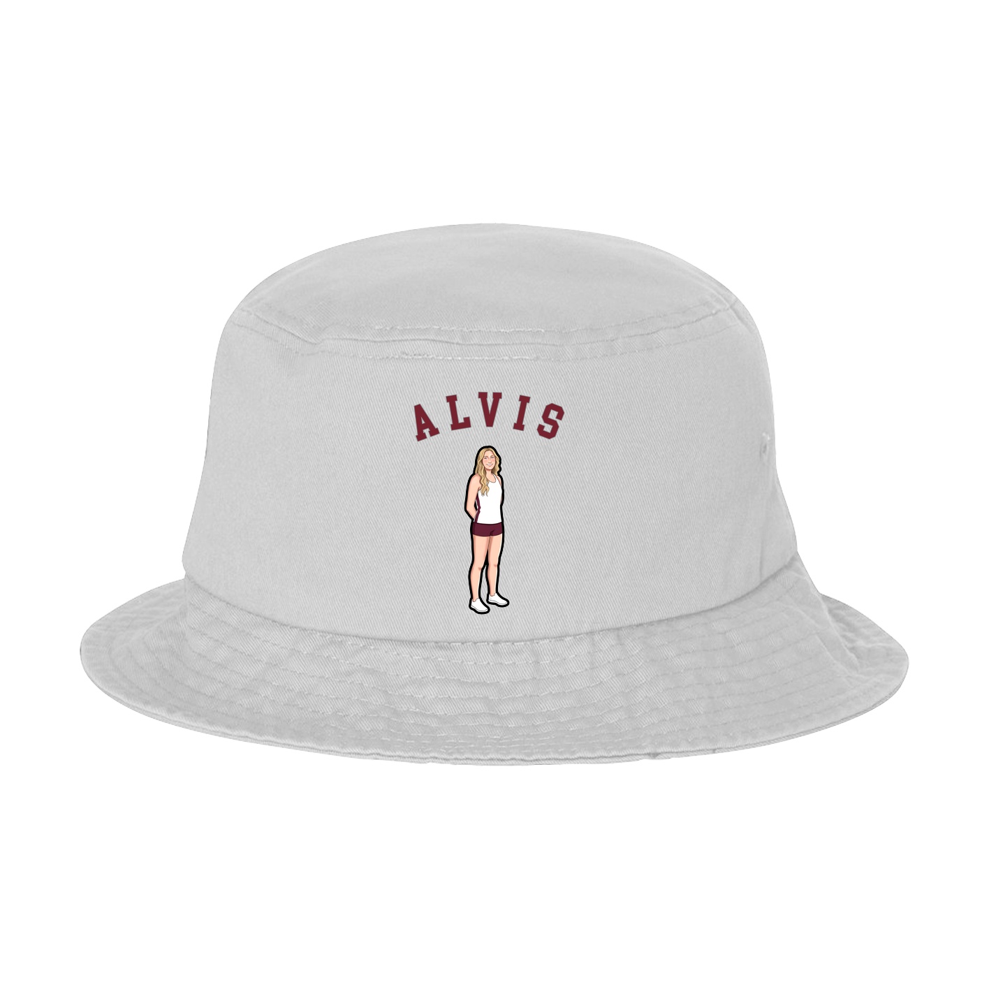 Bucket Cap — Shirsey Arch in White