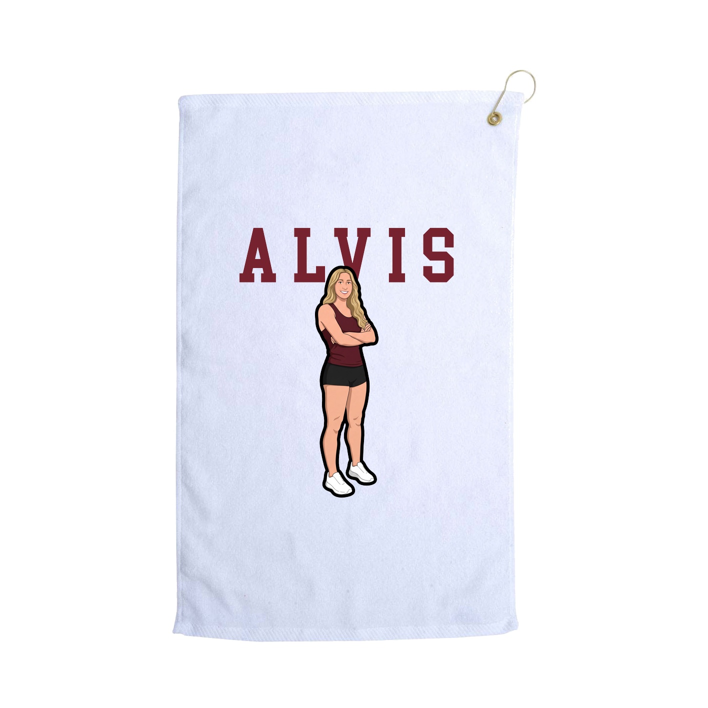 Golf Towel — Shirsey in White
