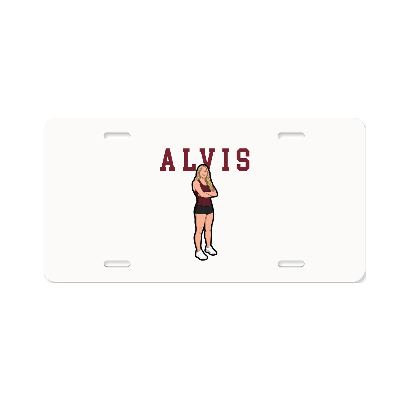 License Plate — Shirsey in Classic