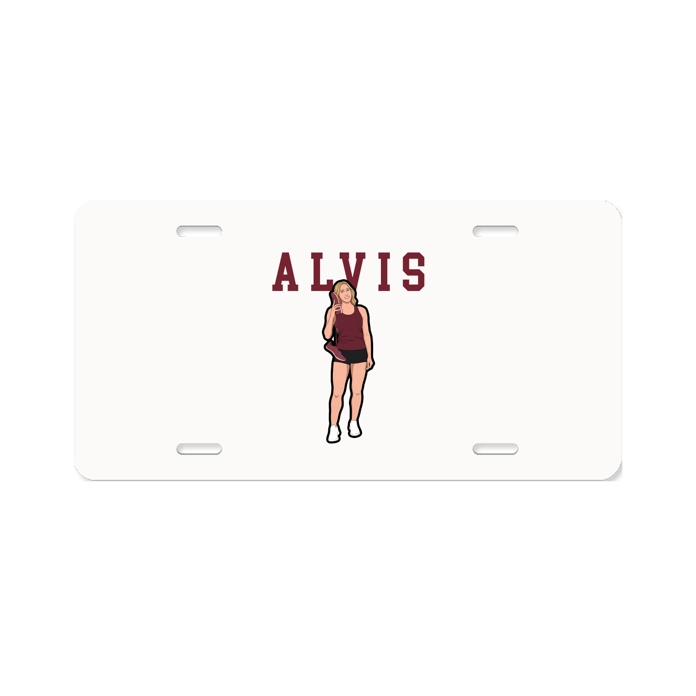 License Plate — Shirsey in Classic