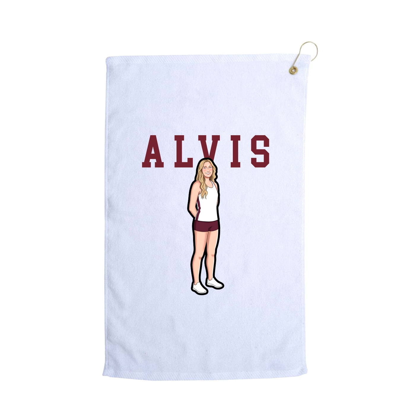 Golf Towel — Shirsey in White